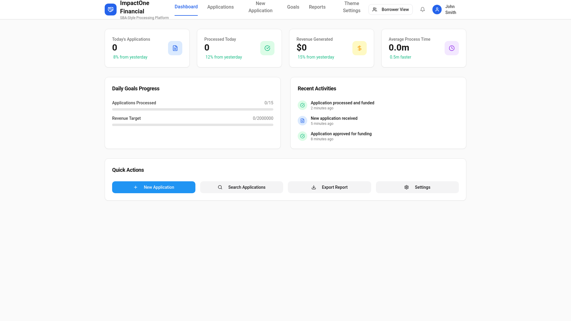 website screenshot of https://impactonegrants.com/