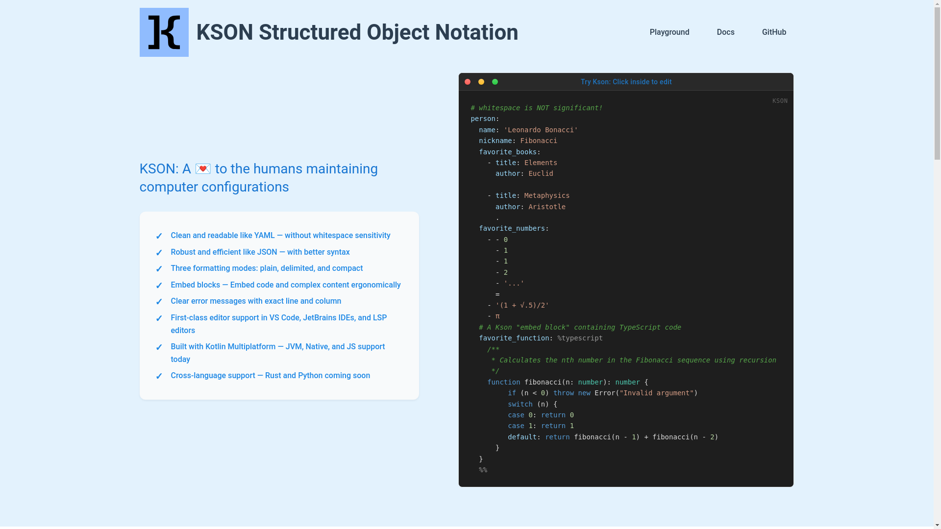 website screenshot of https://kson-site.pages.dev/