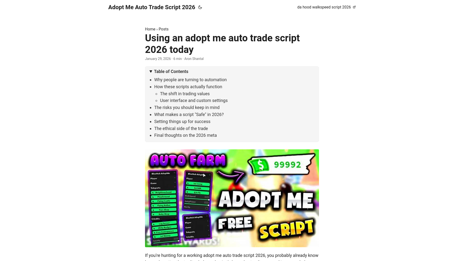 website screenshot of https://adopt-me-auto-trade-script-2026.pages.dev/