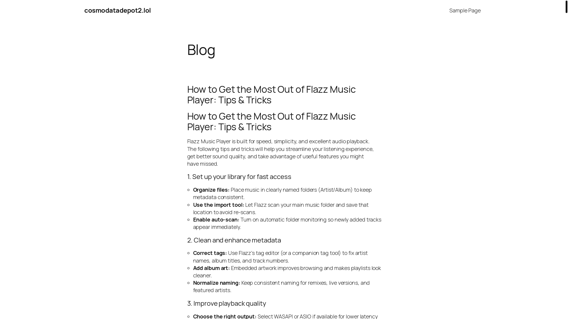 website screenshot of https://cosmodatadepot2.lol/