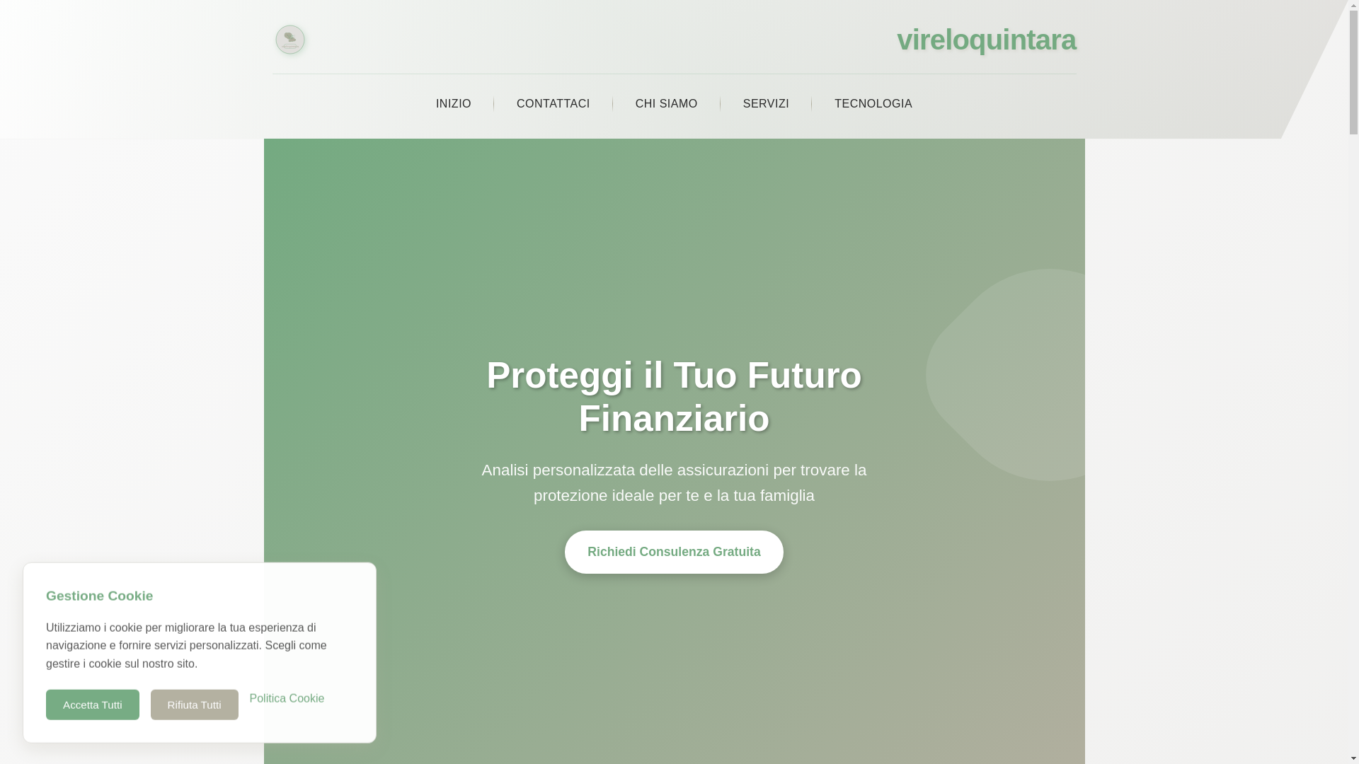 website screenshot of https://vireloquintara.com/