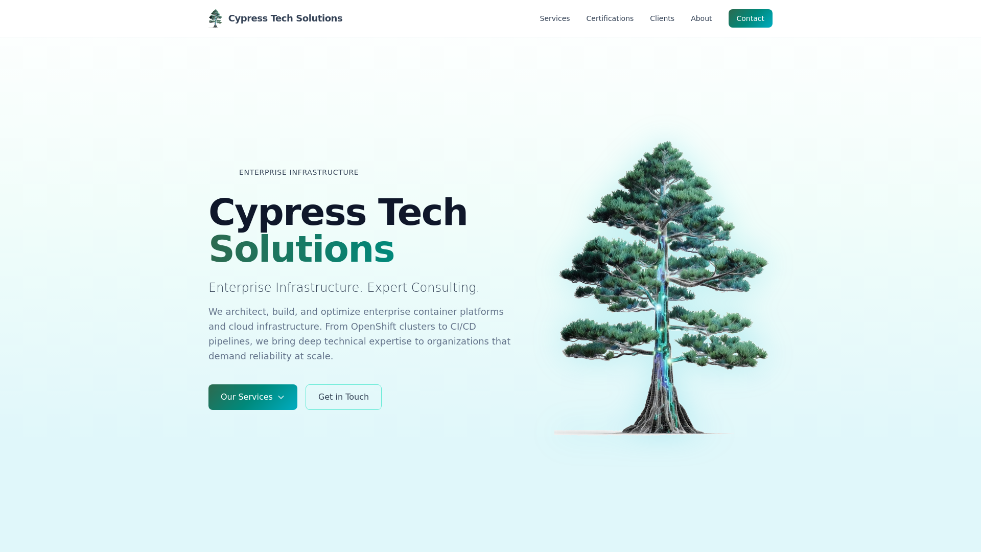 website screenshot of https://cypress-tech.pages.dev/