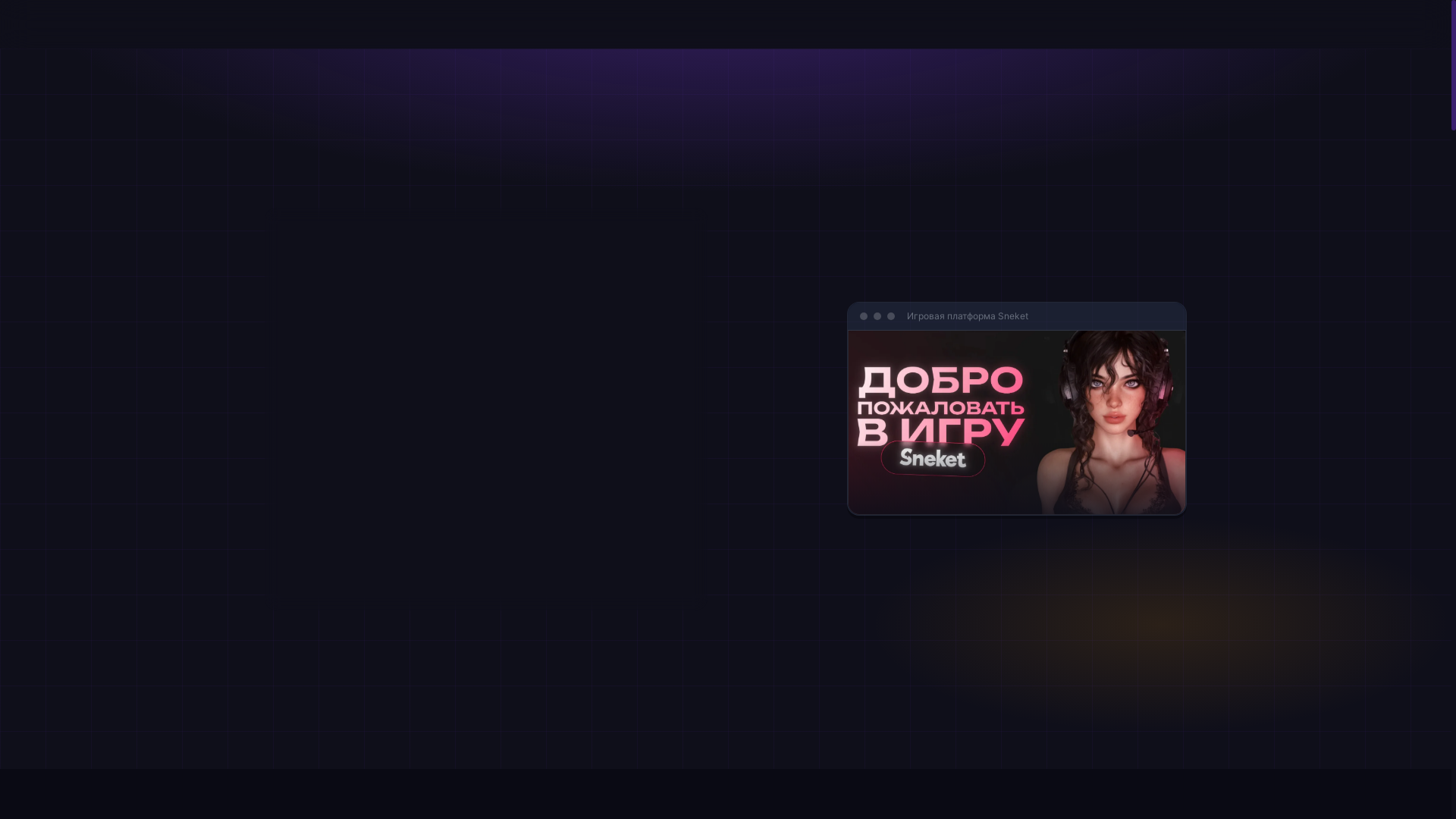 website screenshot of https://sneketcasino.com/