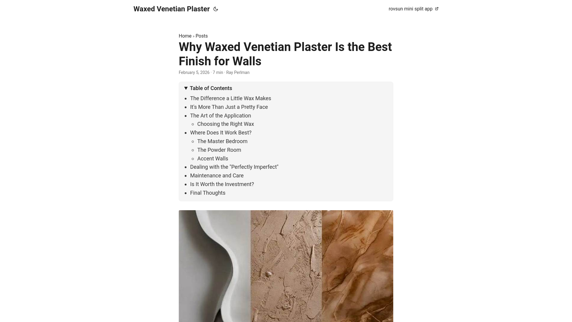 website screenshot of https://waxed-venetian-plaster.pages.dev/