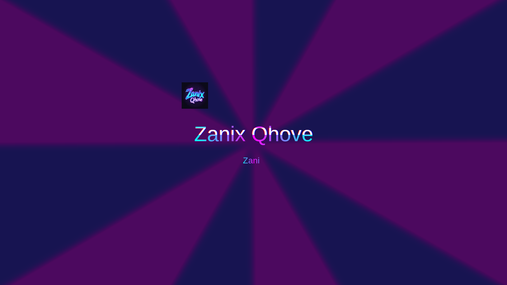 website screenshot of https://zanix.pages.dev/