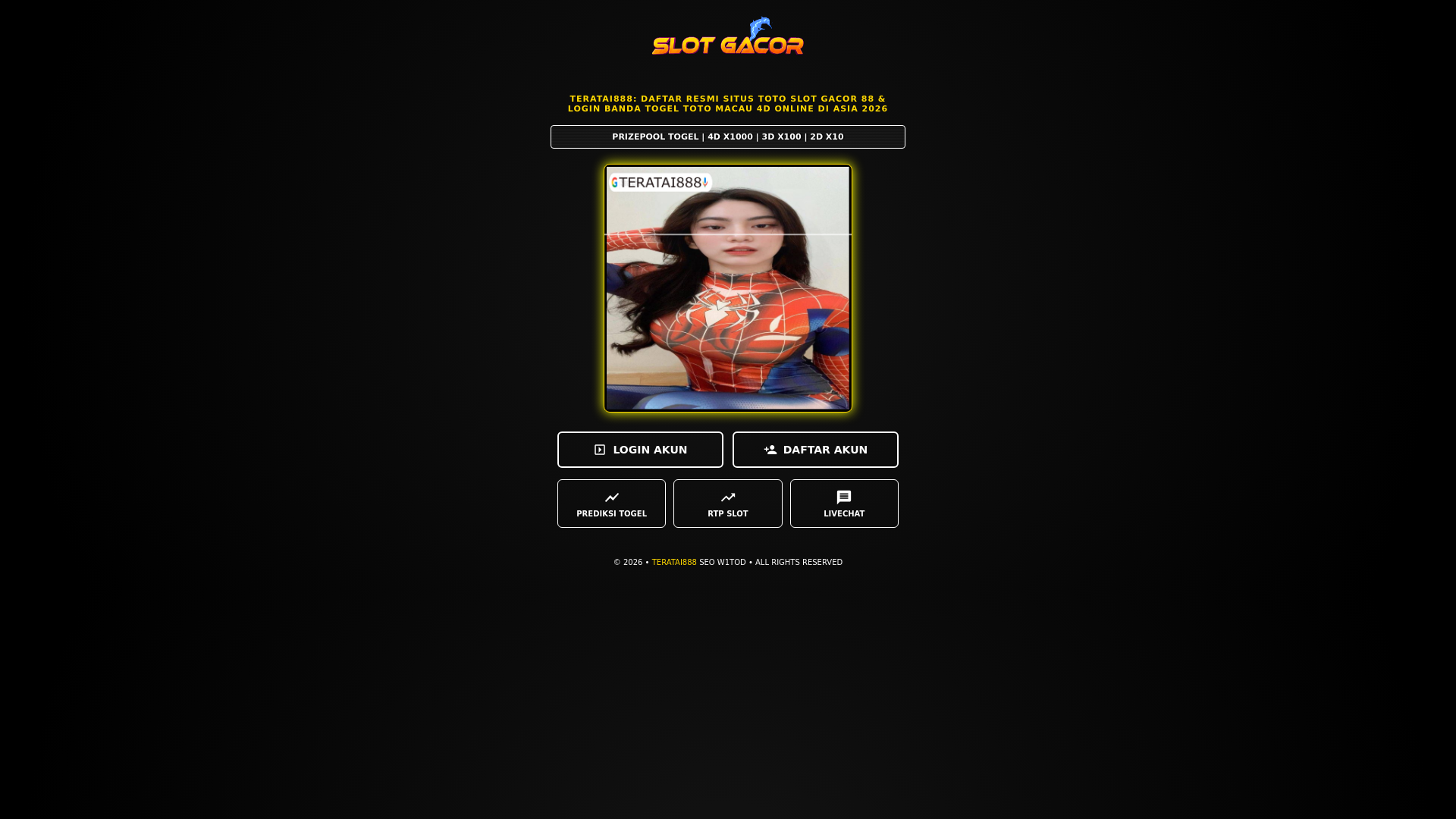 website screenshot of https://situ-slot-gacor-teratai888.pages.dev/
