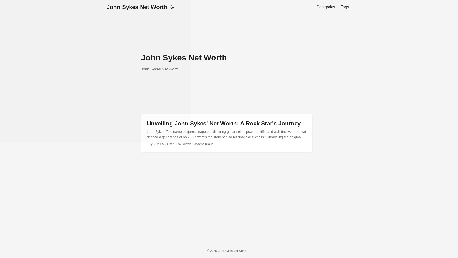 website screenshot of https://john-sykes-net-worth20250706.pages.dev/
