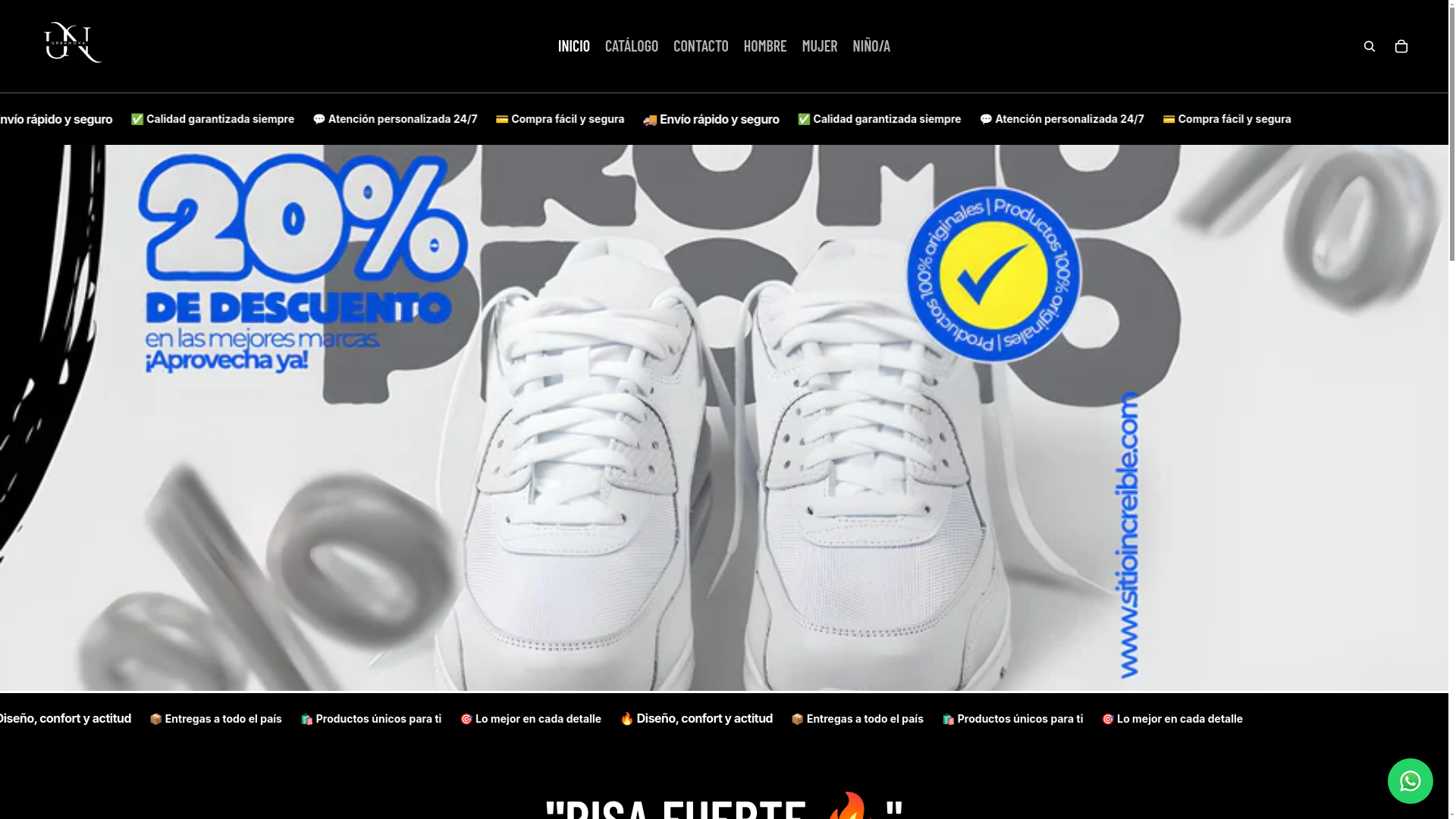 website screenshot of https://urbanovasport.com/