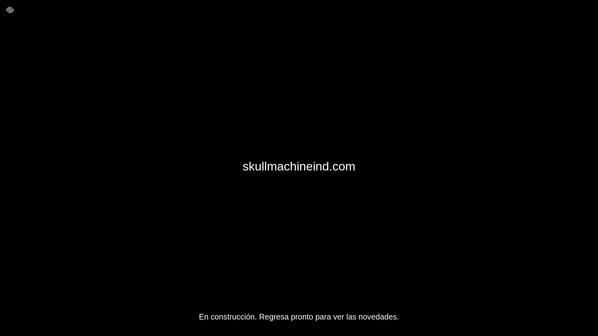 website screenshot of https://skullmachineind.com/