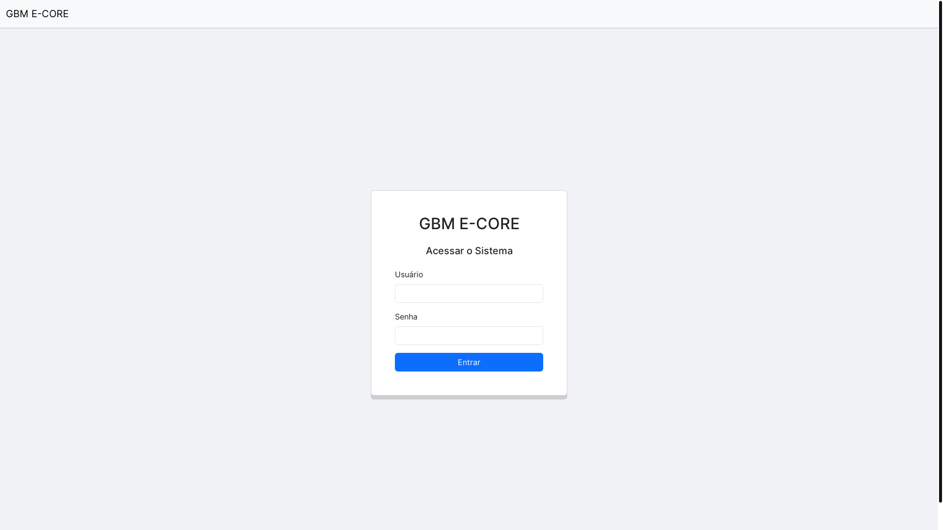 website screenshot of https://gbmsistemas.com.br/