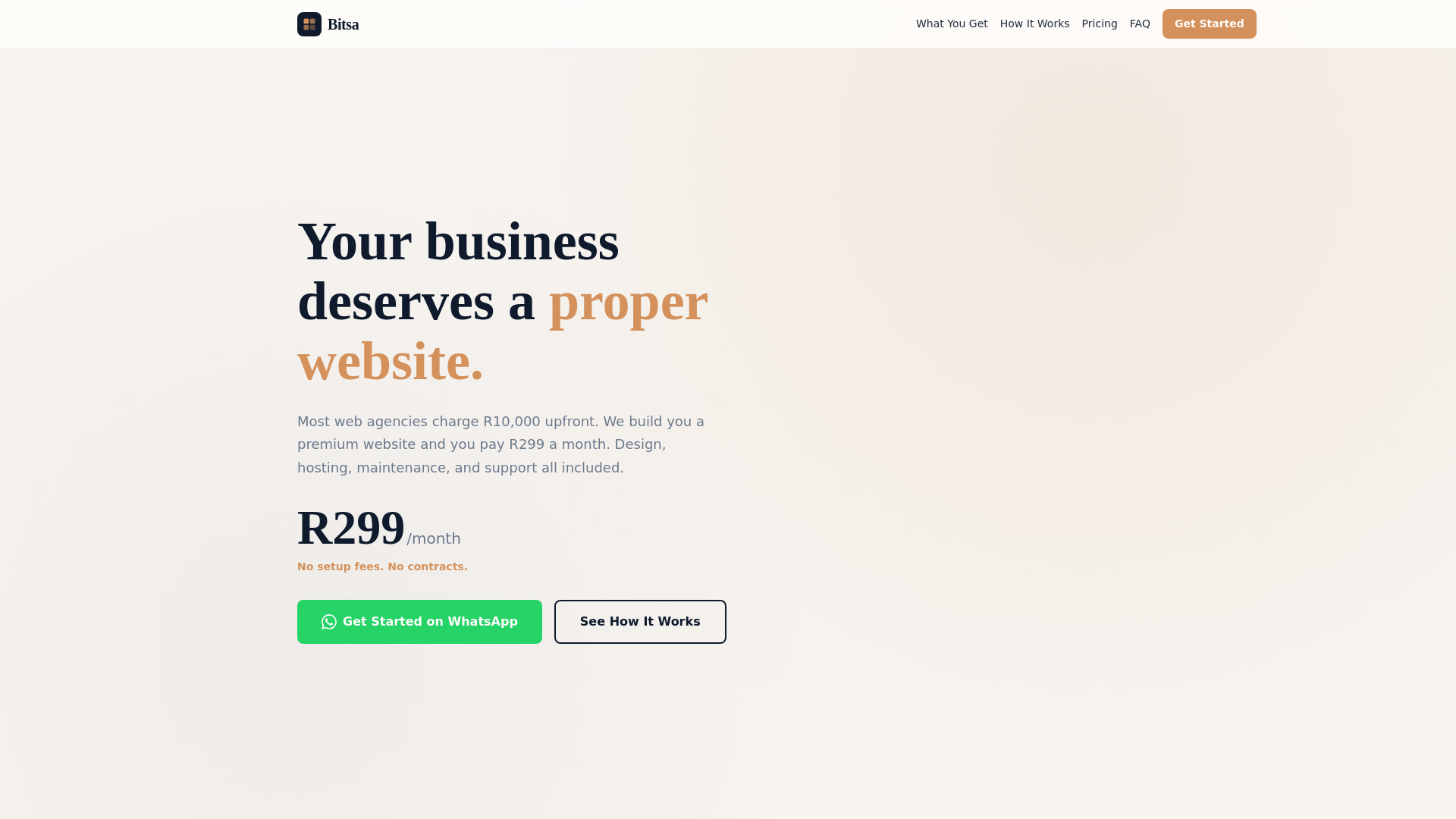 website screenshot of https://bitsa-site.pages.dev/