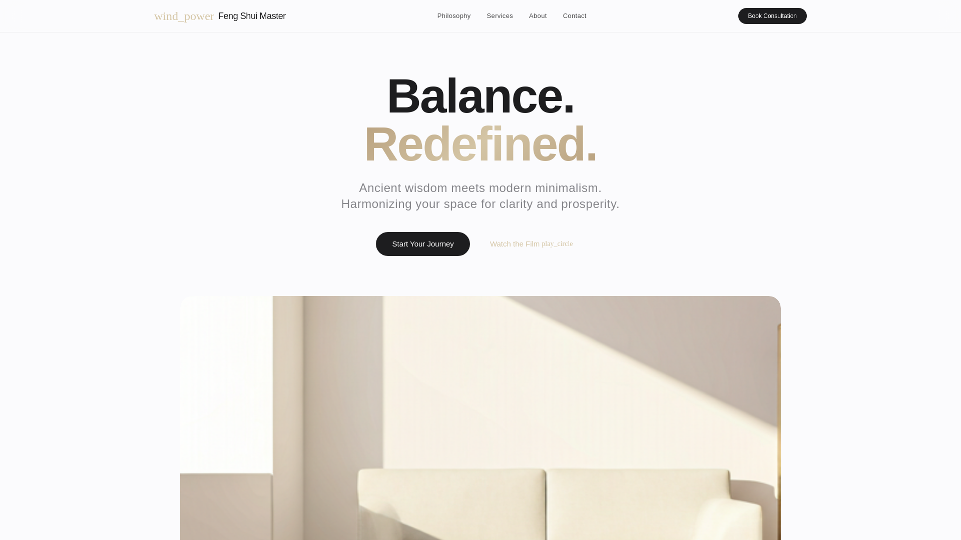 website screenshot of https://feng-shui-temp-1.pages.dev/