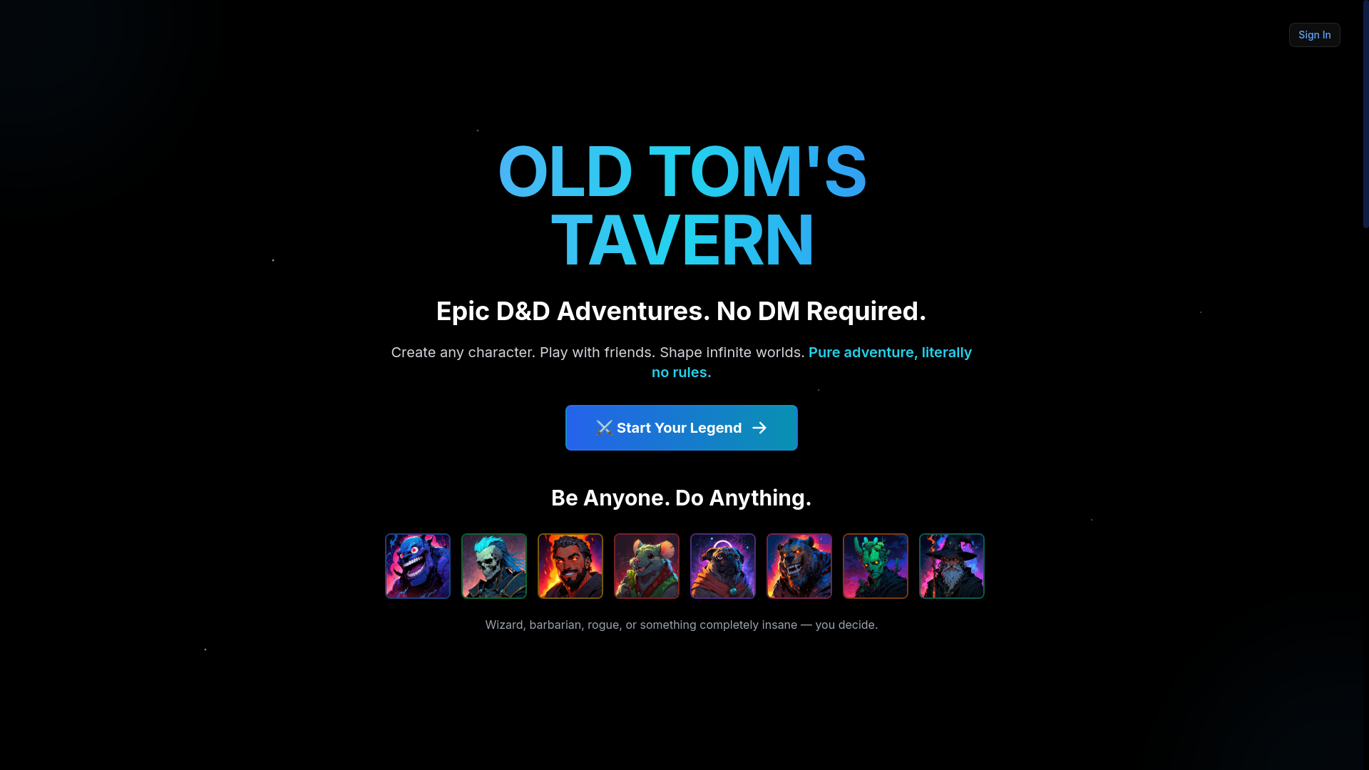 website screenshot of https://oldgregstavern.com/