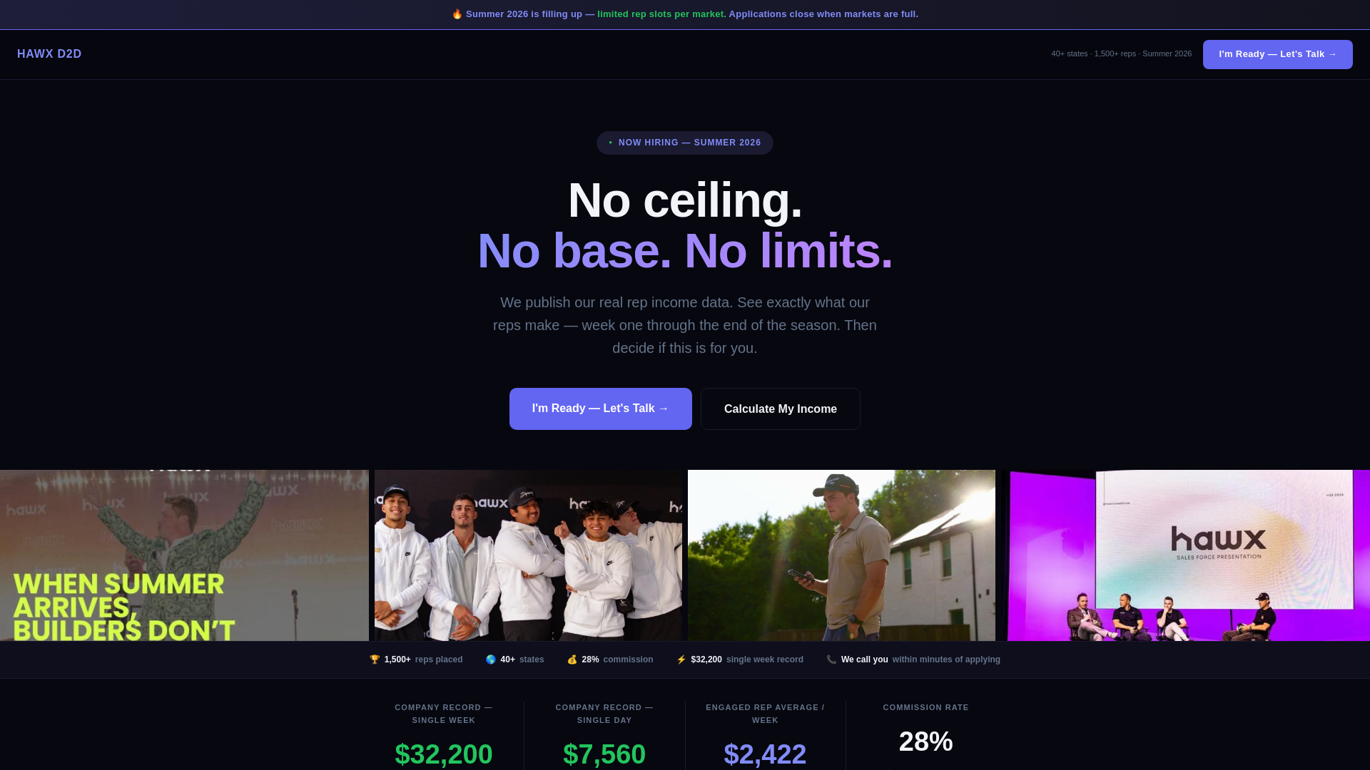 website screenshot of https://join-hawx.com/