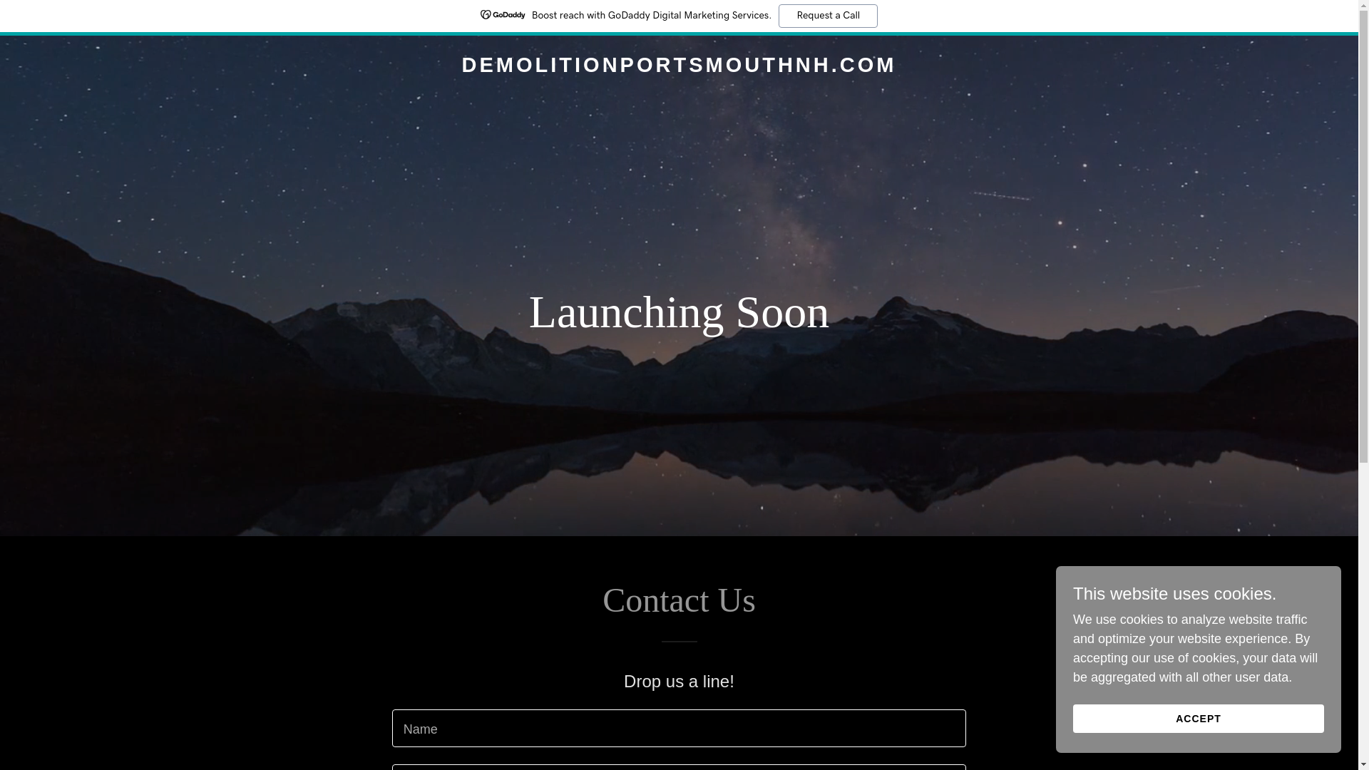 website screenshot of https://demolitionportsmouthnh.com/