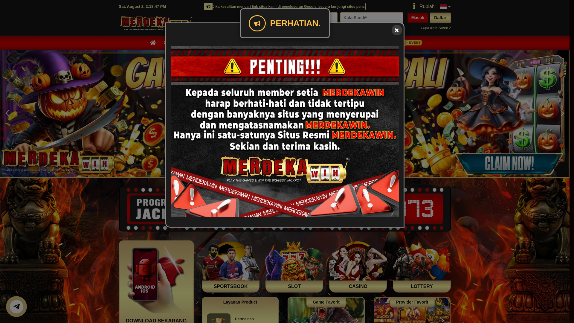 website screenshot of https://m3rdkaw1nbisa.online/