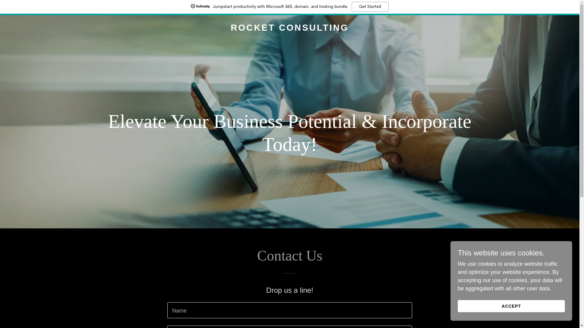 website screenshot of https://rocketbizconsulting.com/