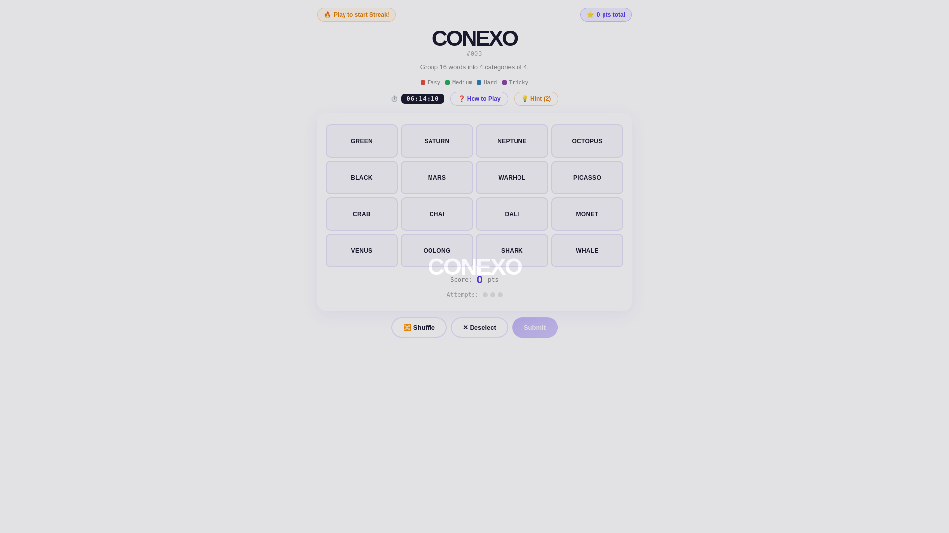 website screenshot of https://conexo.uk/