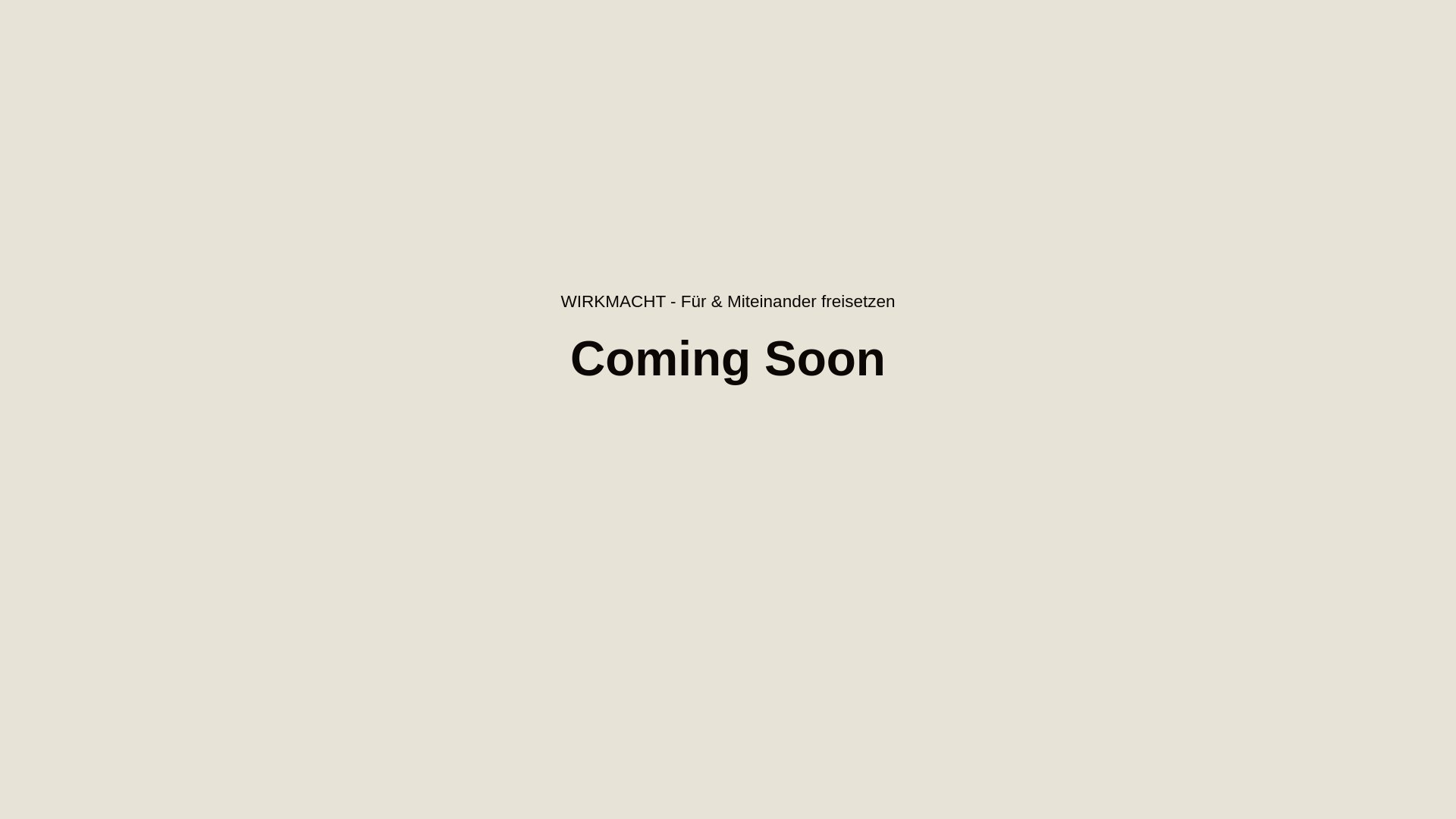 website screenshot of https://wirkmacht.net/