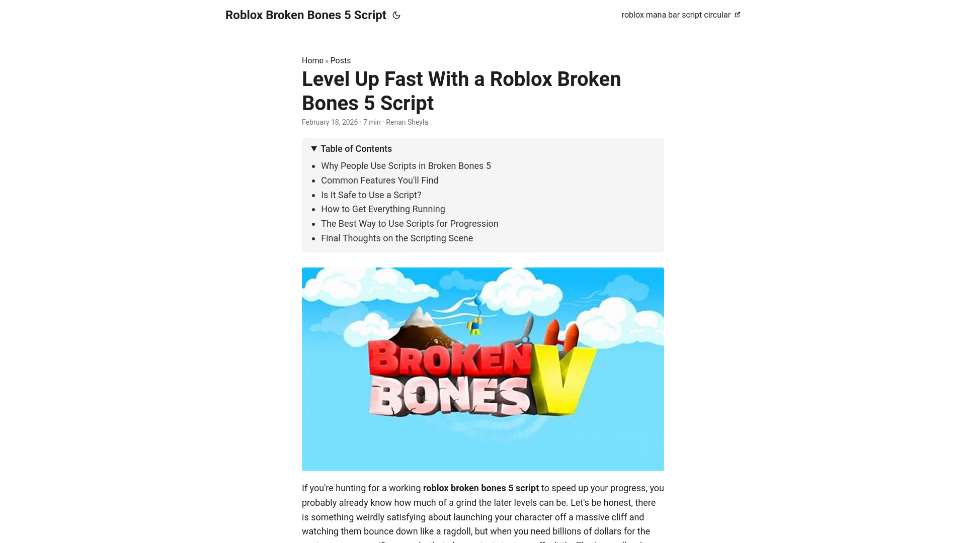 website screenshot of https://roblox-broken-bones-5-script.pages.dev/