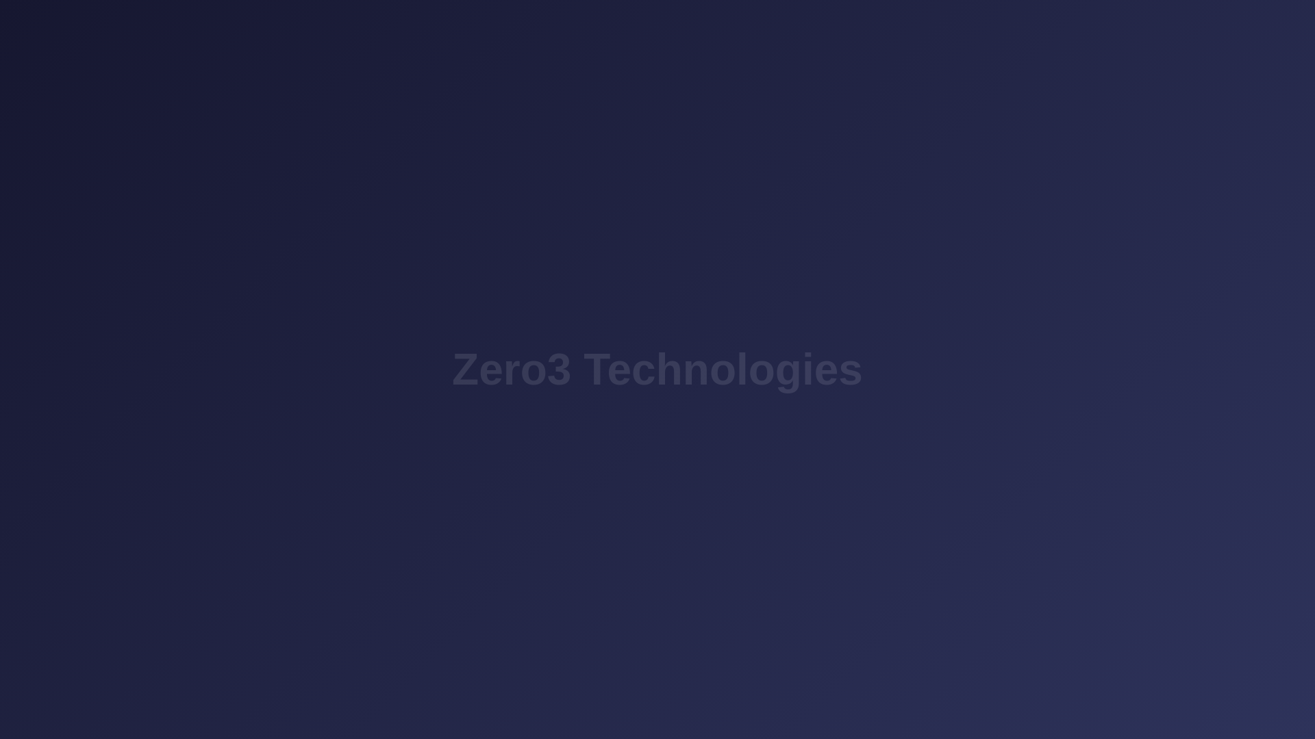 website screenshot of https://zero3technologies-frontend.pages.dev/