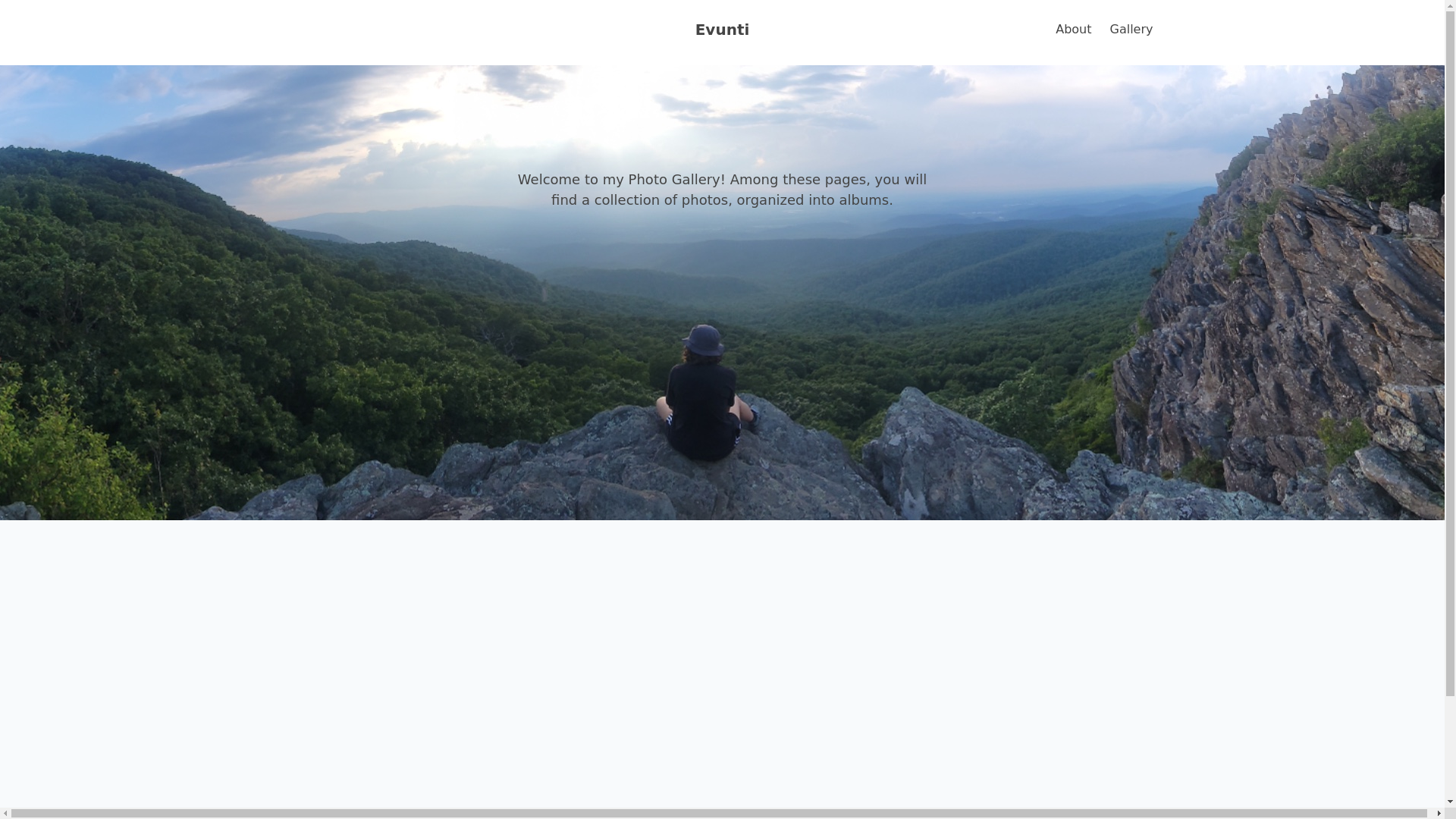 website screenshot of https://evunti.me/