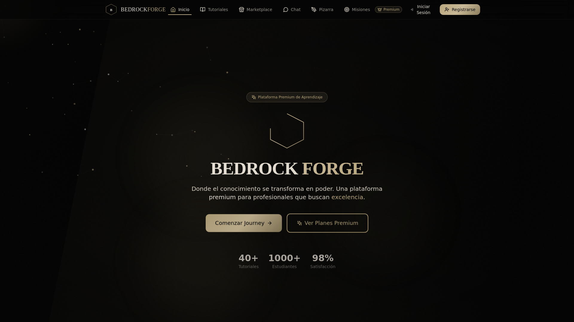 website screenshot of https://bedrock-forge.pages.dev/
