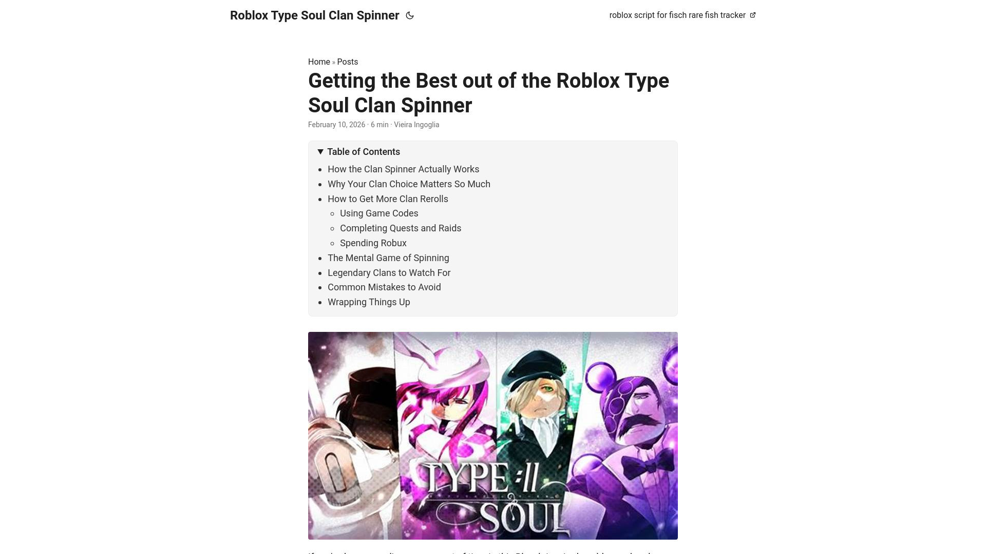 website screenshot of https://roblox-type-soul-clan-spinner.pages.dev/
