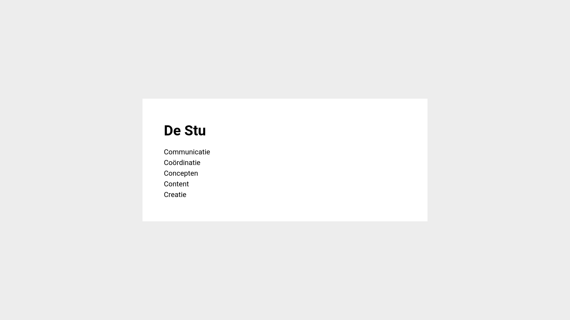 website screenshot of https://destudenhaag.nl/
