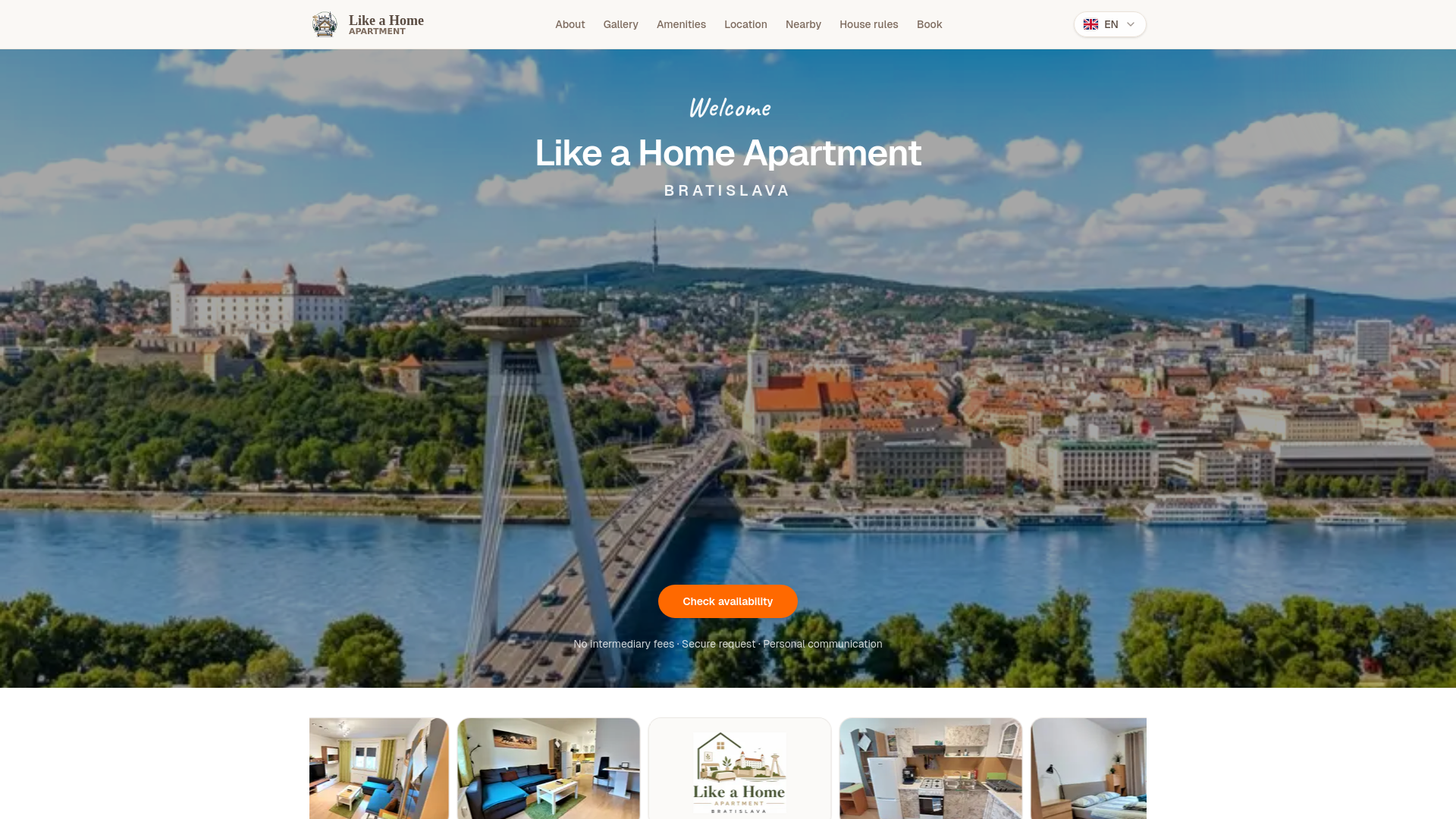 website screenshot of https://likeahome.sk/