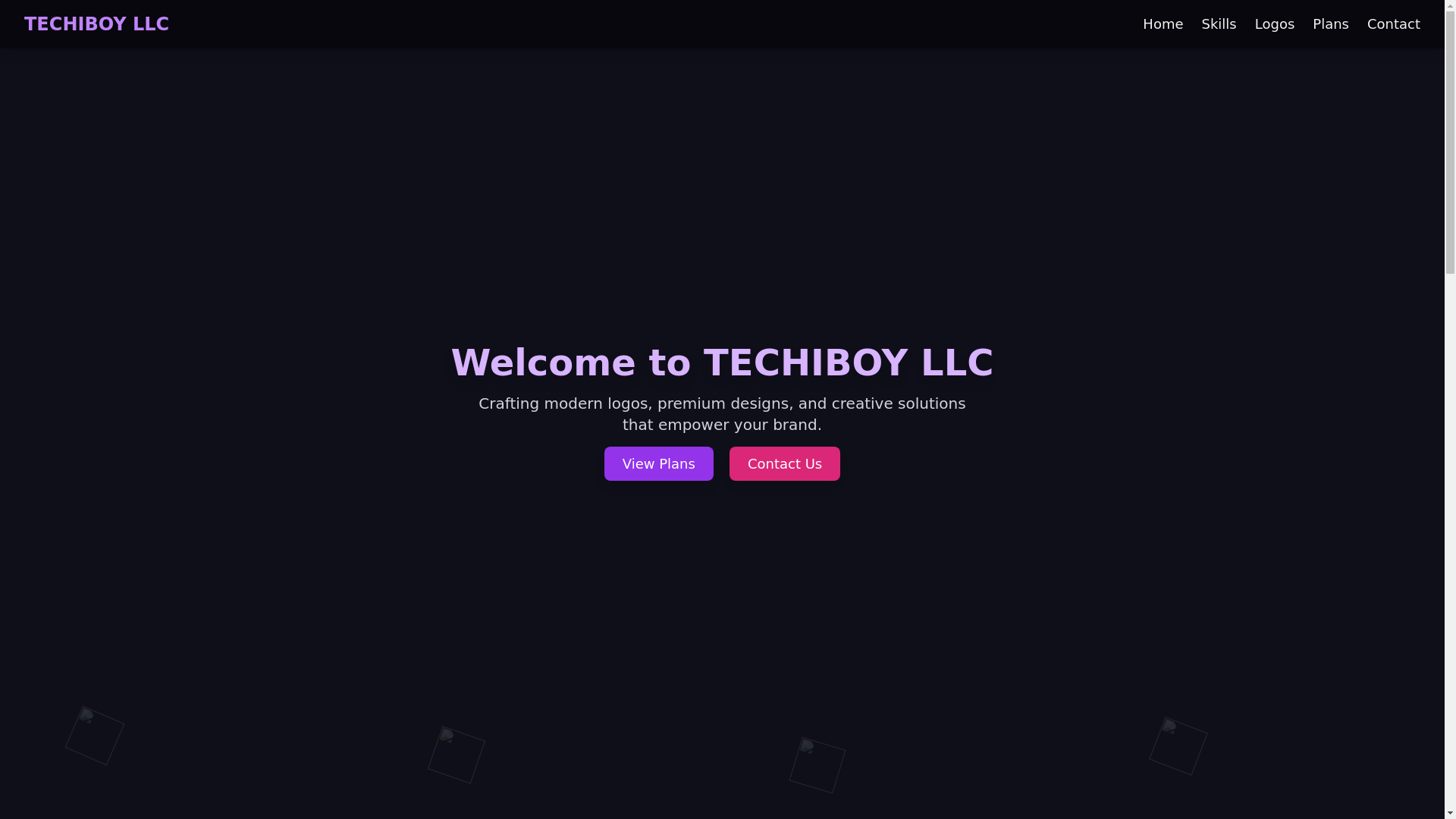 website screenshot of https://techiboyllc.pages.dev/