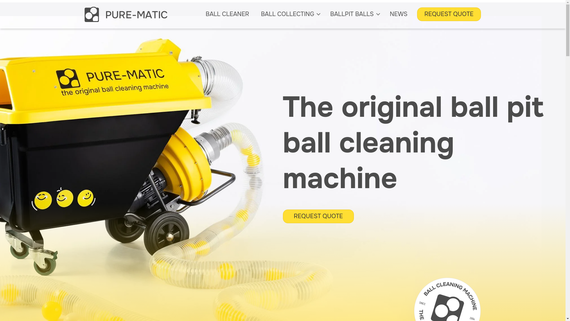 website screenshot of https://pure-matic.hu/