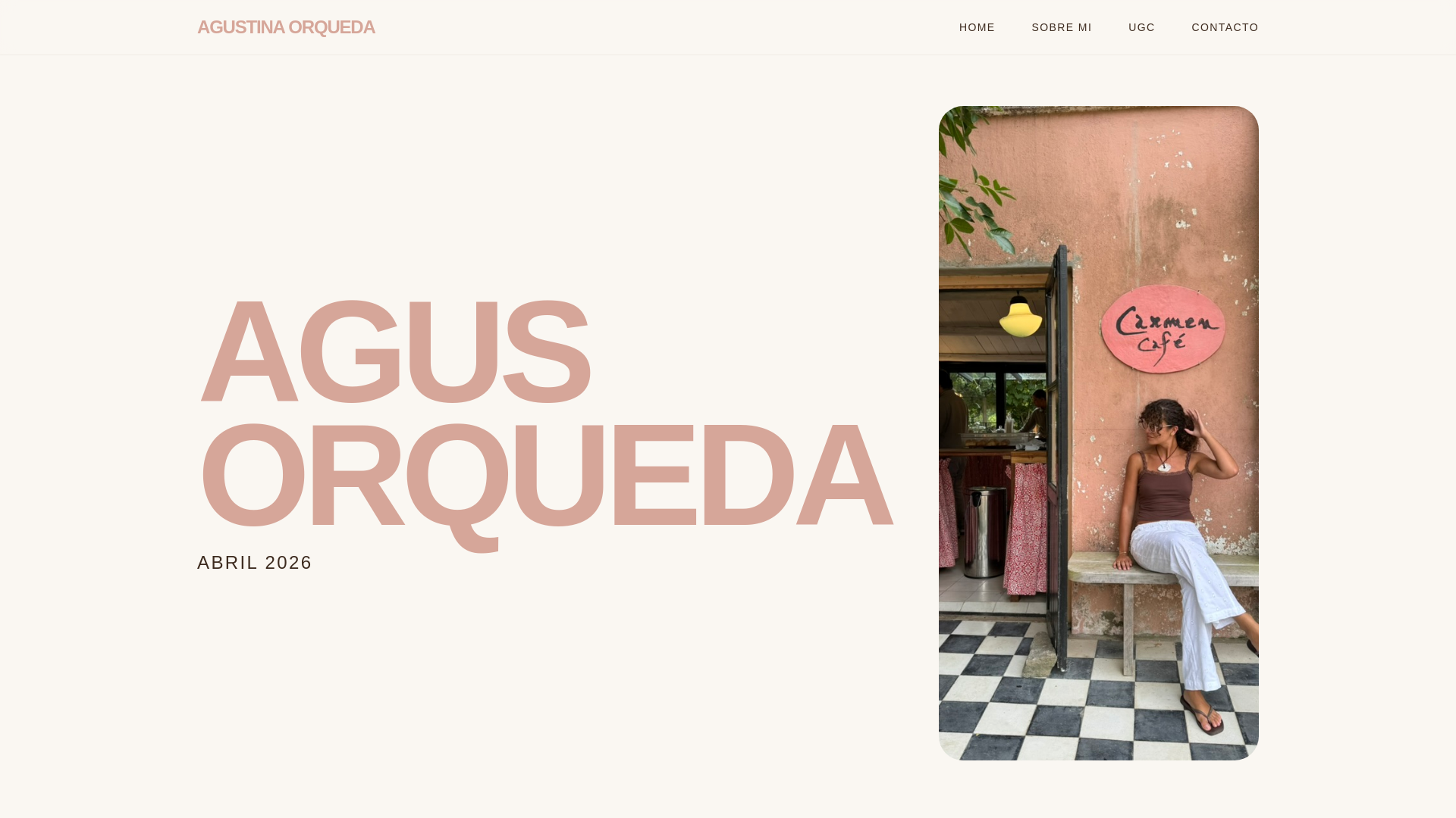 website screenshot of https://agustinaorqueda.com/