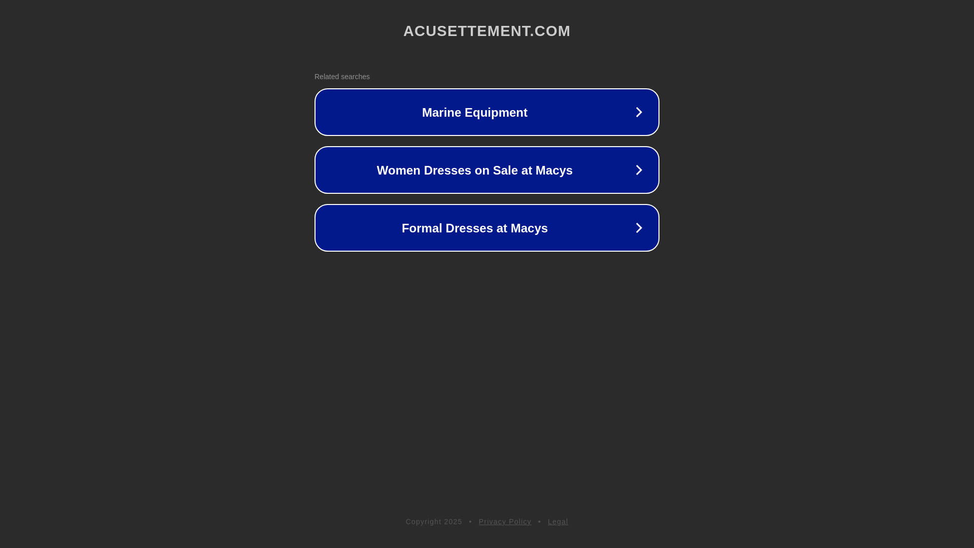 website screenshot of https://acusettement.com/
