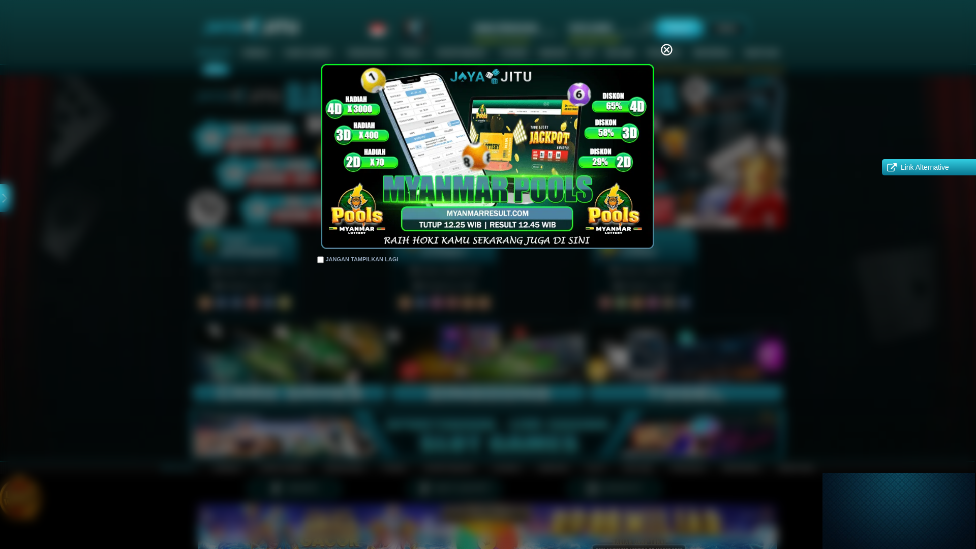 website screenshot of https://jayasukma.com/