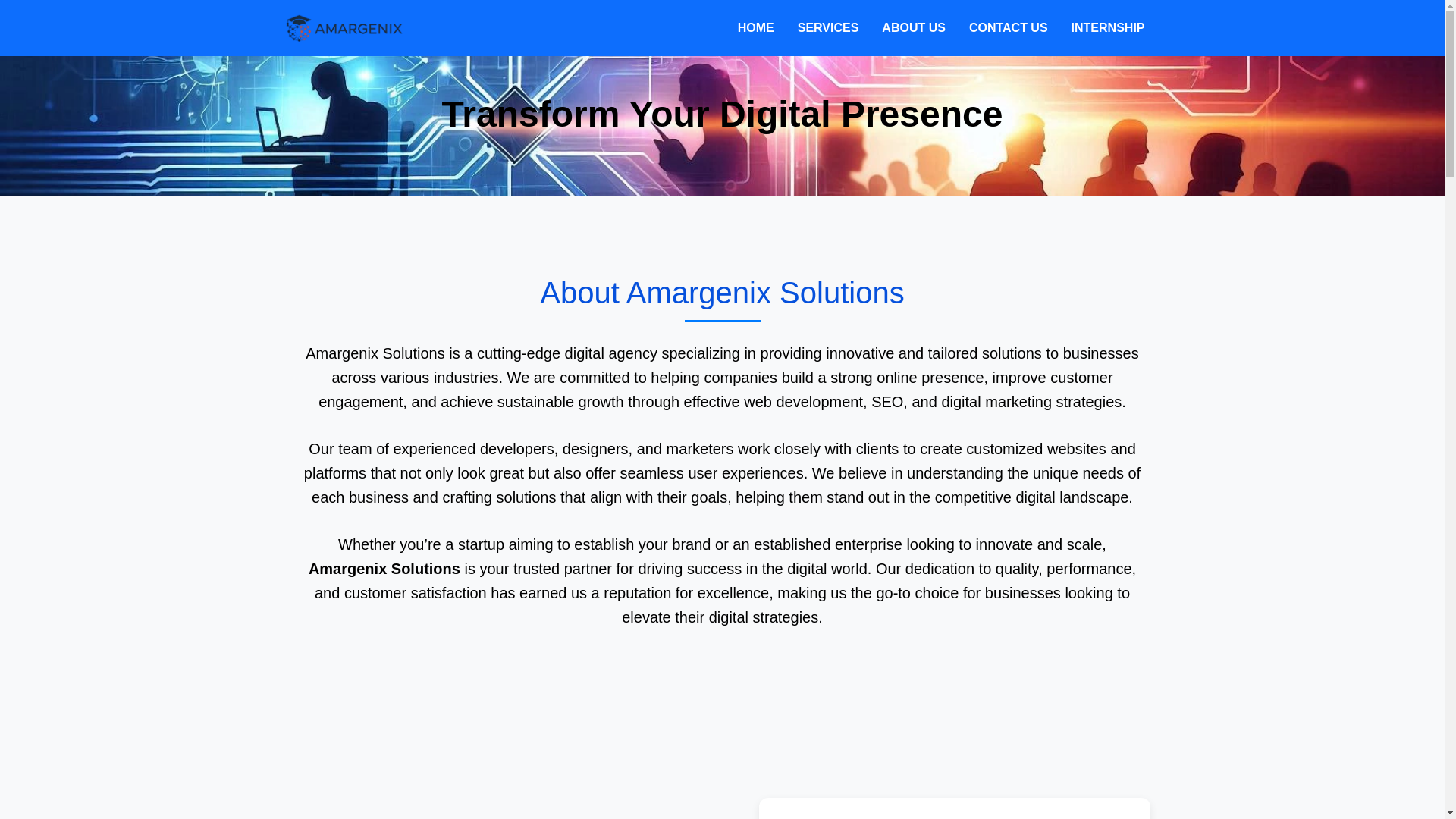 website screenshot of https://amargenix.pages.dev/