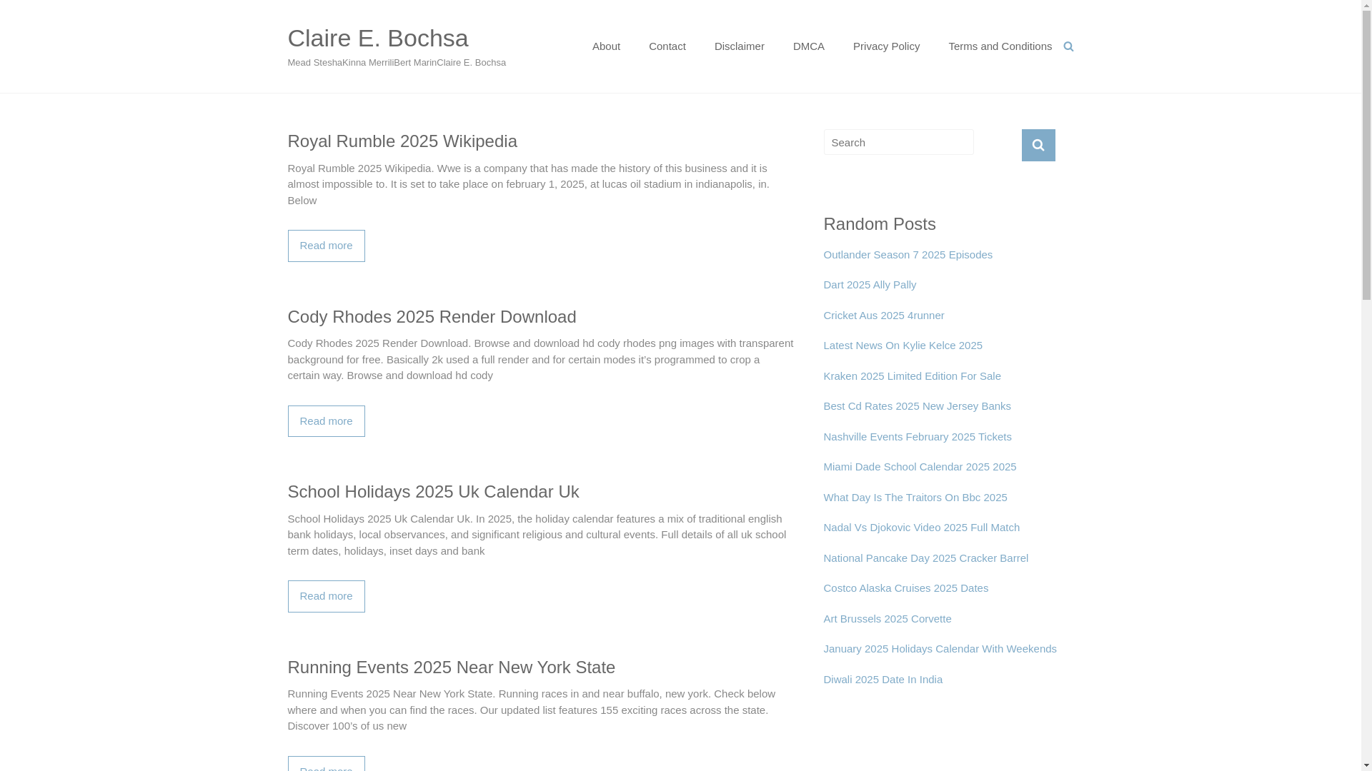 website screenshot of https://claireebochsa.pages.dev/