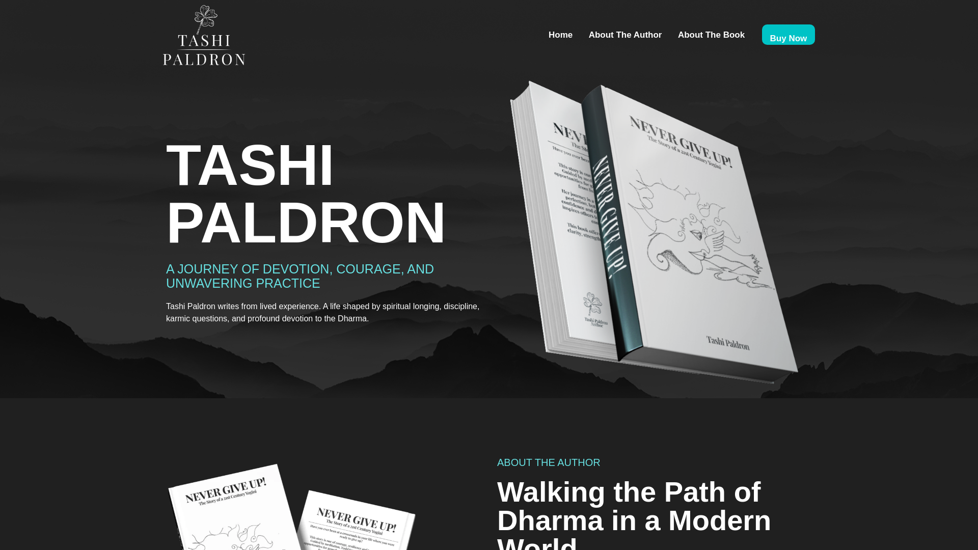 website screenshot of https://tashipaldrontheauthor.com/