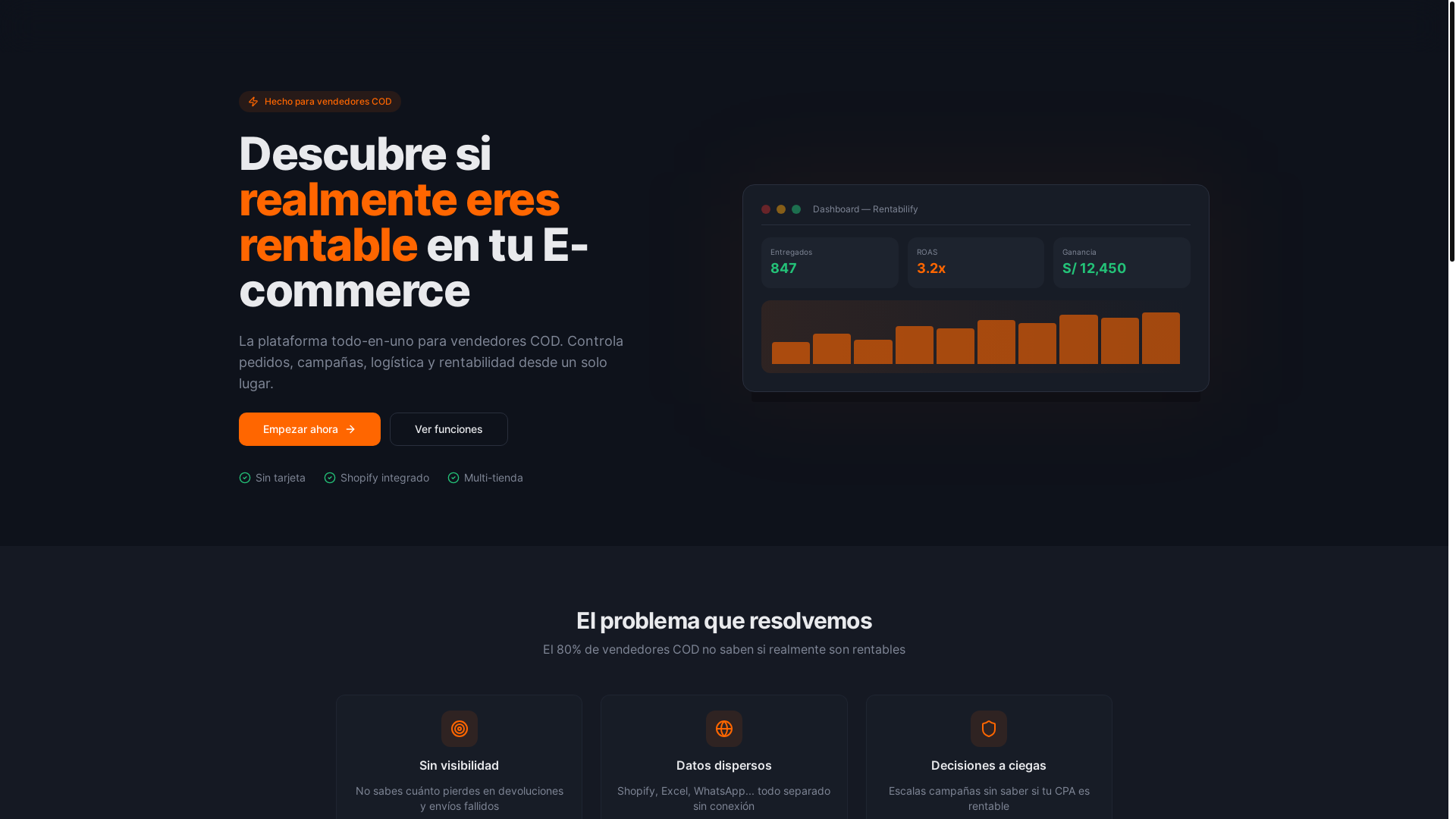 website screenshot of https://rentabilify.app/