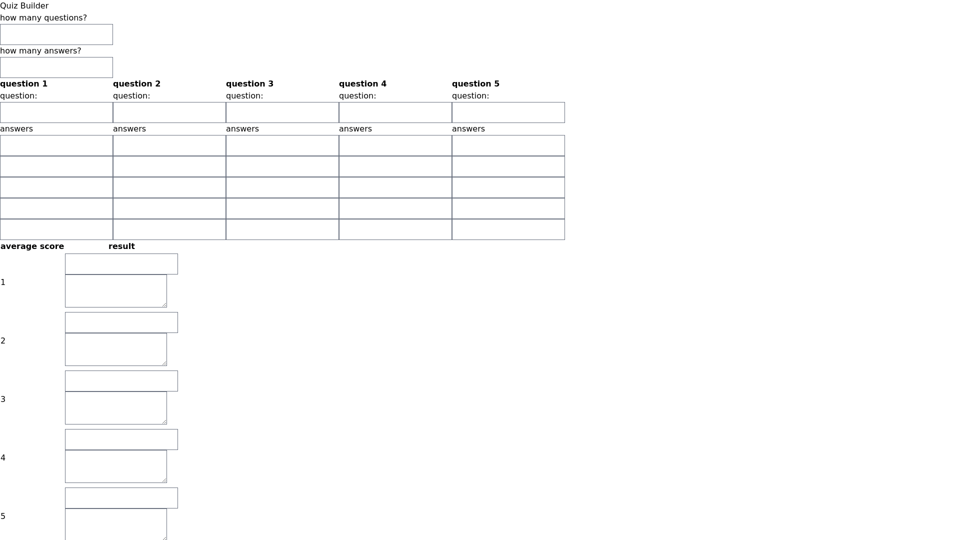 website screenshot of https://quiz-builder-45w.pages.dev/