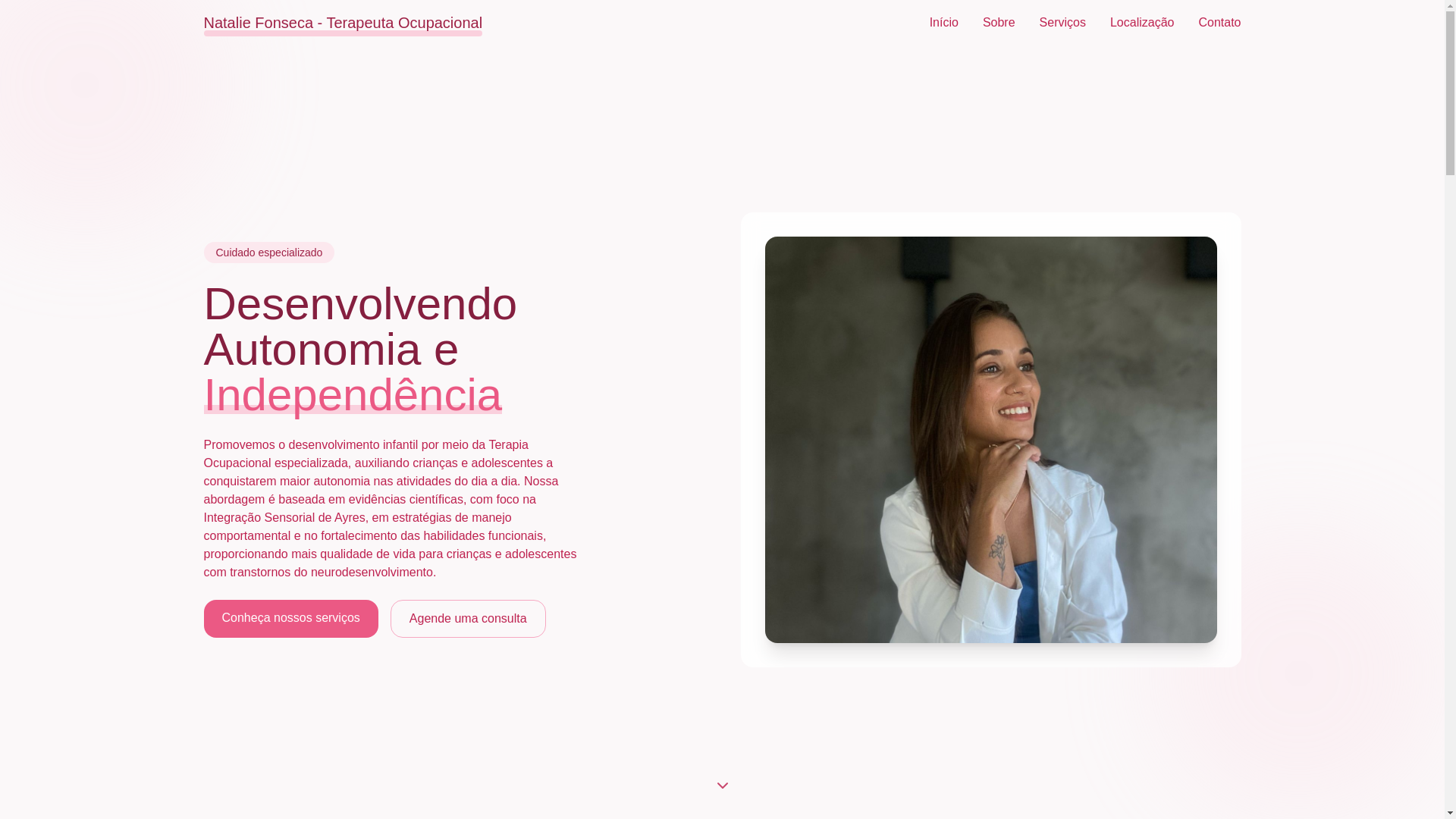 website screenshot of https://tonataliefonseca.pages.dev/