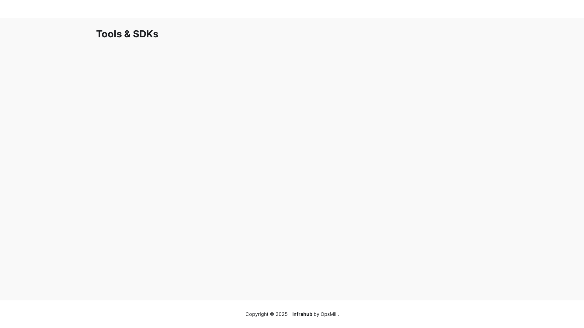 website screenshot of https://infrahub-sdk-python.pages.dev/