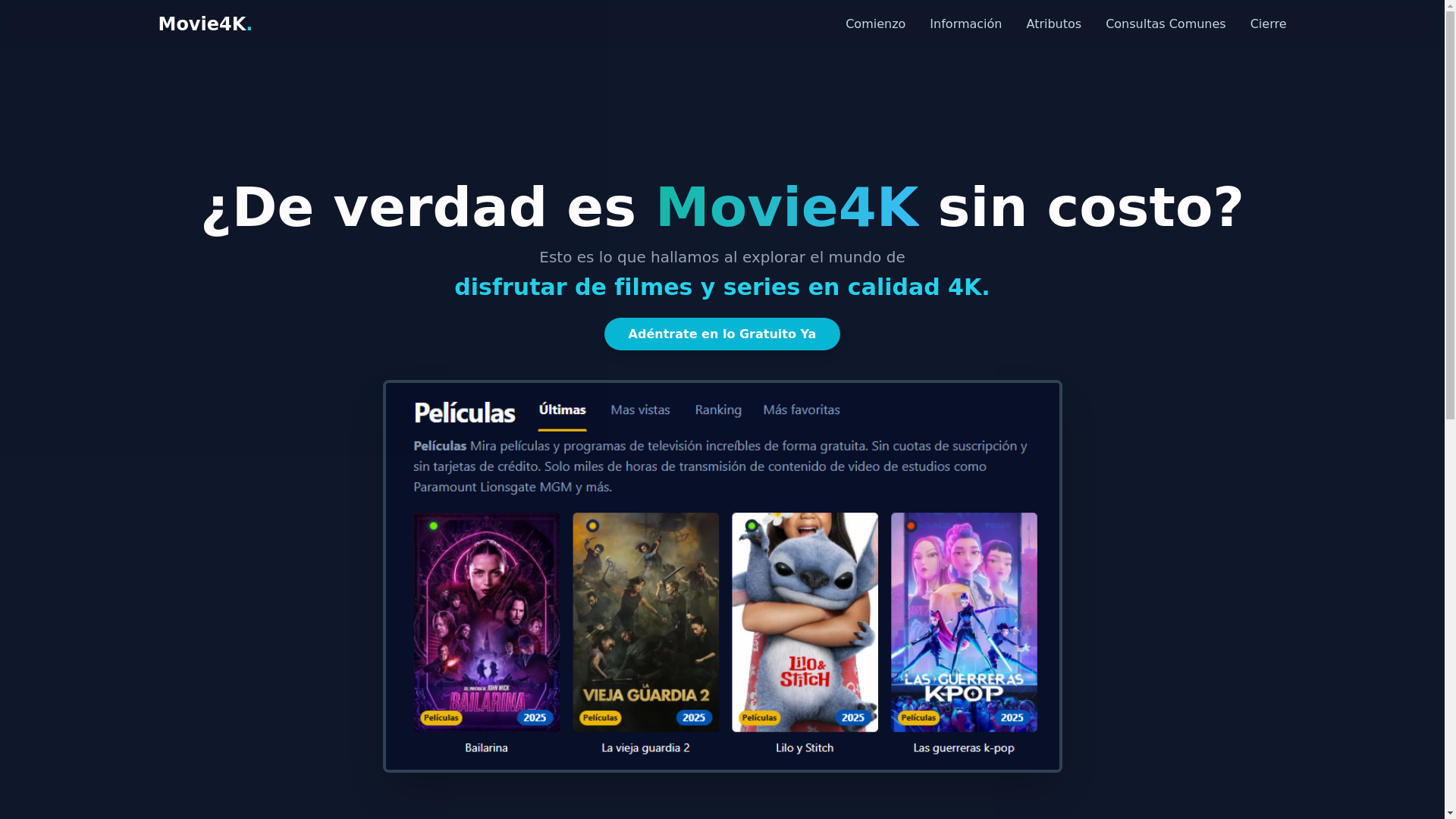 website screenshot of https://movie4k-57gq.pages.dev/
