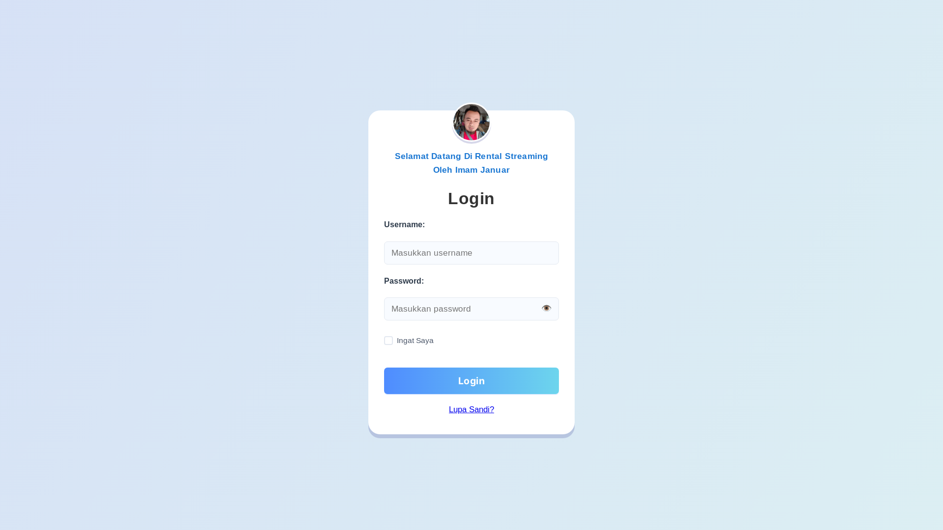 website screenshot of https://zainisuparlan.web.id/