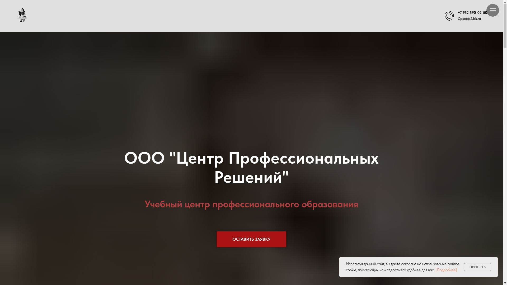 website screenshot of https://center-proffi.ru/