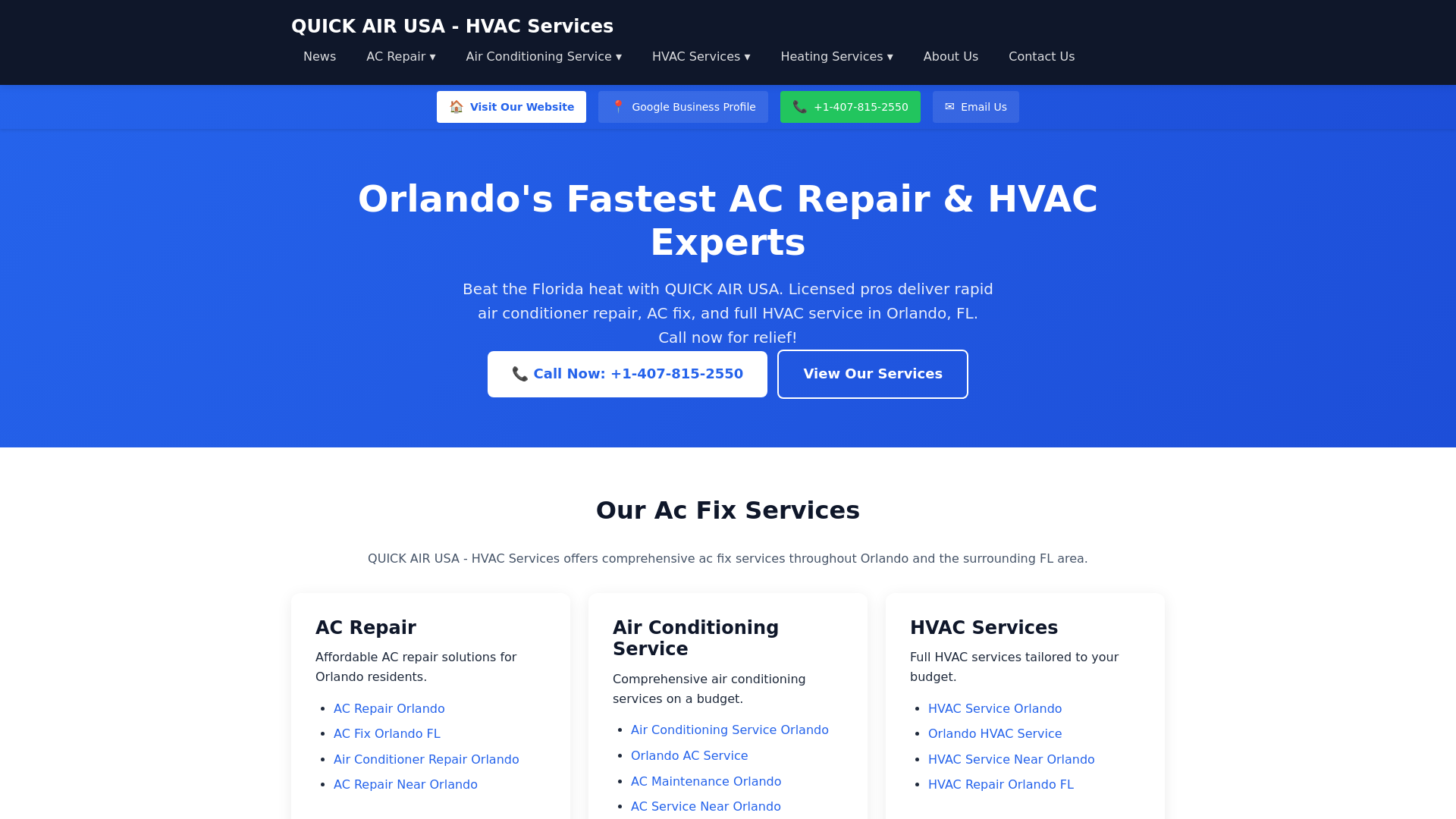 website screenshot of https://quick-air-usa-hvac-services.pages.dev/