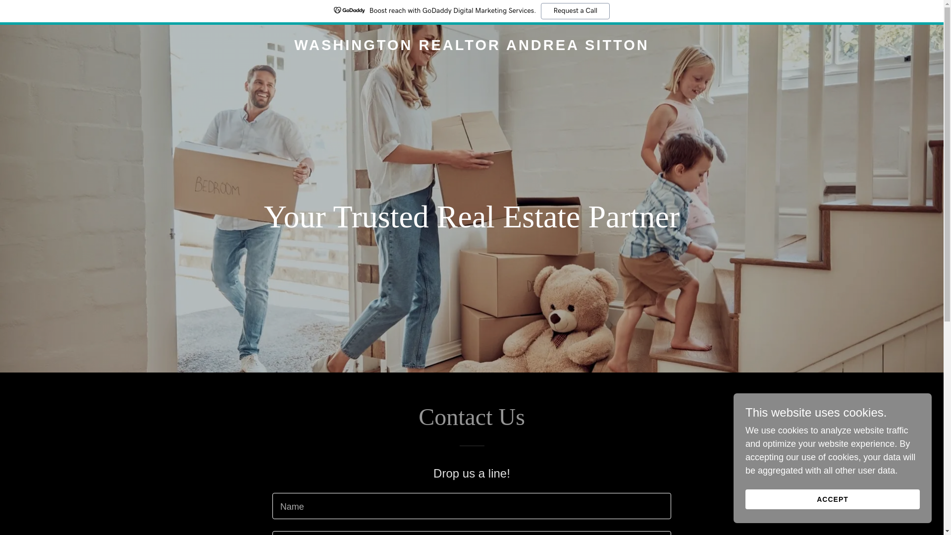 website screenshot of https://washingtonrealtorandrea.com/