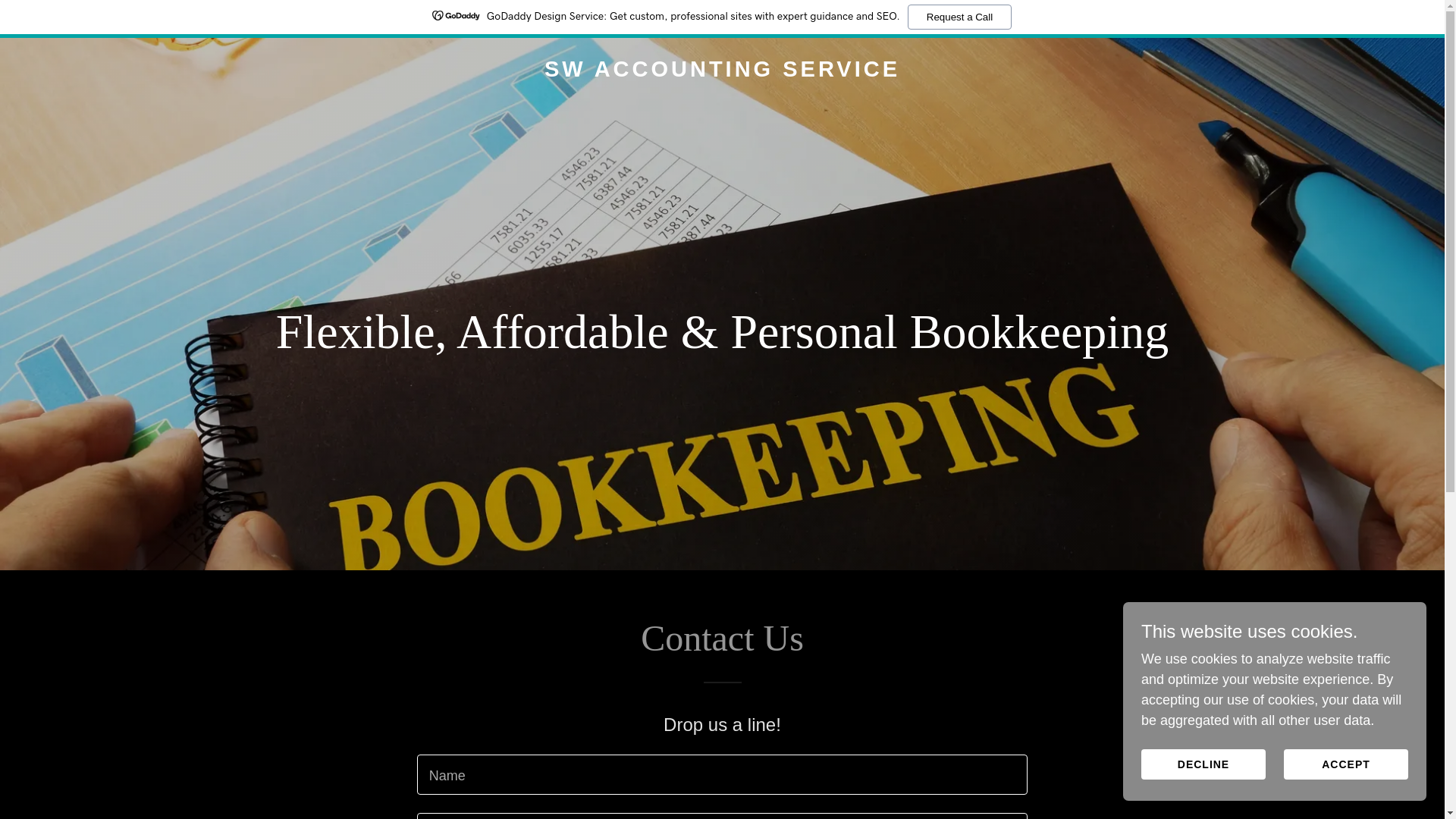 website screenshot of https://swaccountingservice.co.uk/