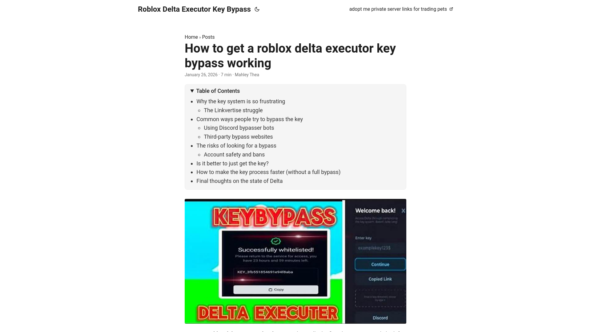 website screenshot of https://roblox-delta-executor-key-bypass.pages.dev/