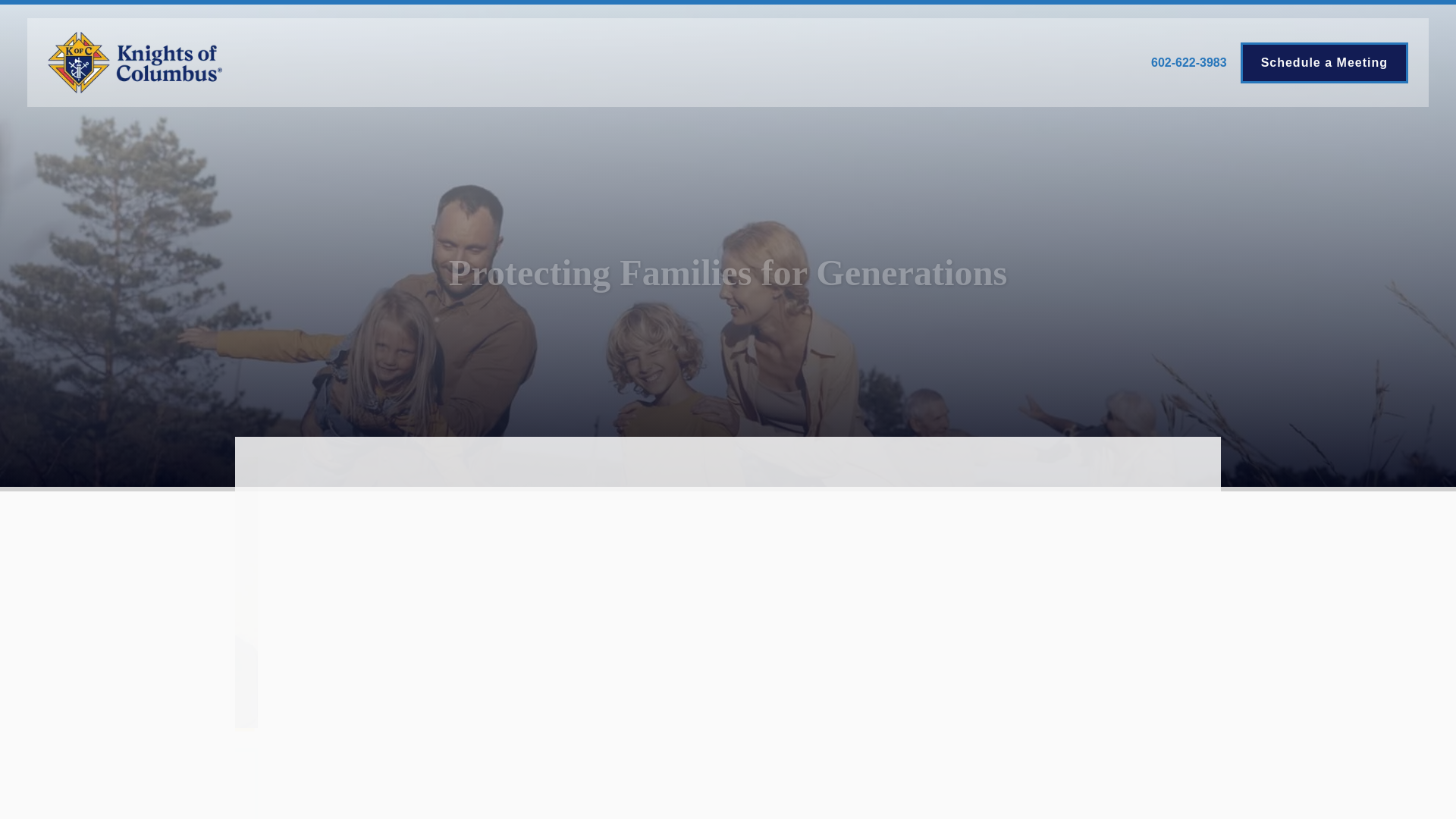 website screenshot of https://kofc-agent-tim-mowery.pages.dev/